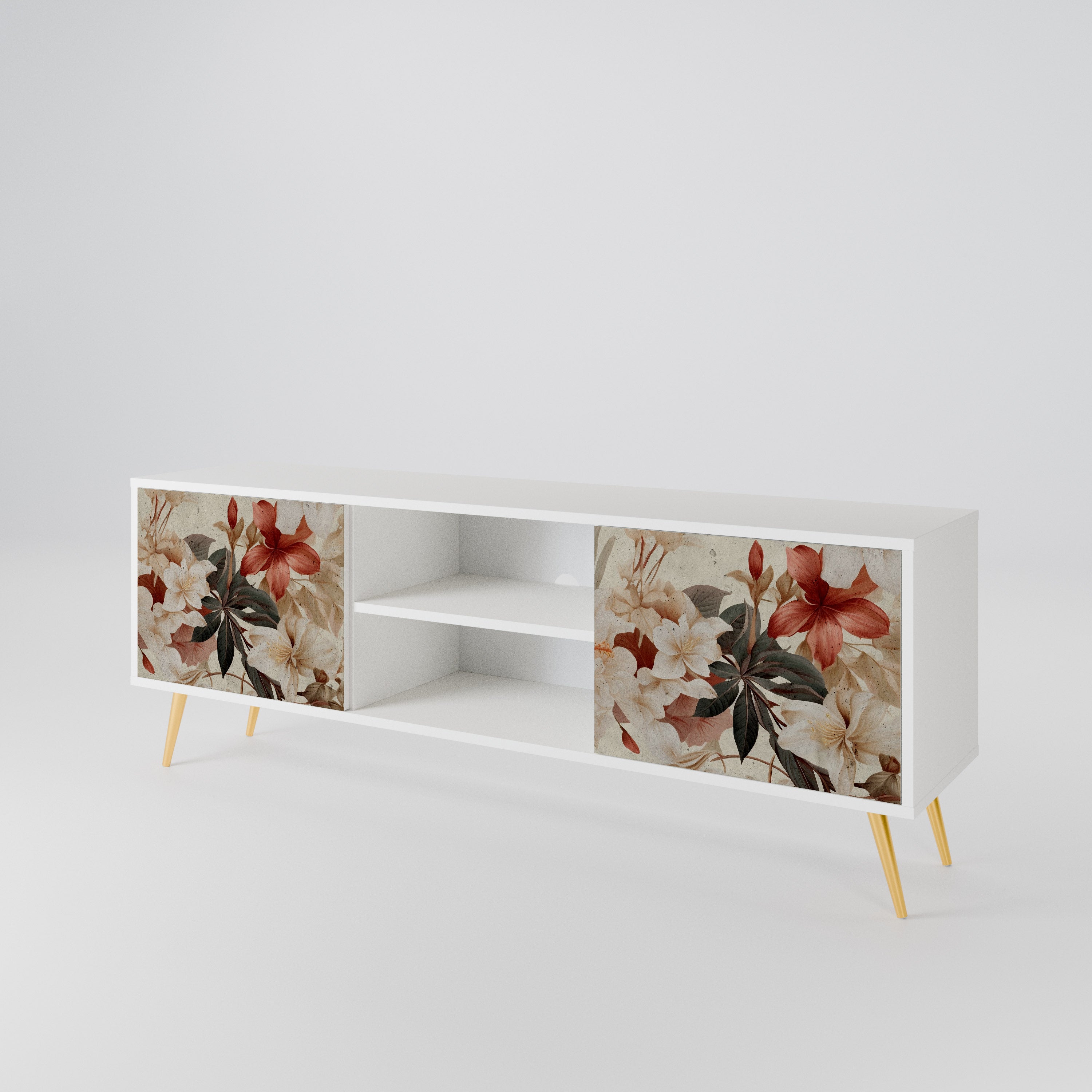 PETAL HARMONY Dvoudveřový TV stolek