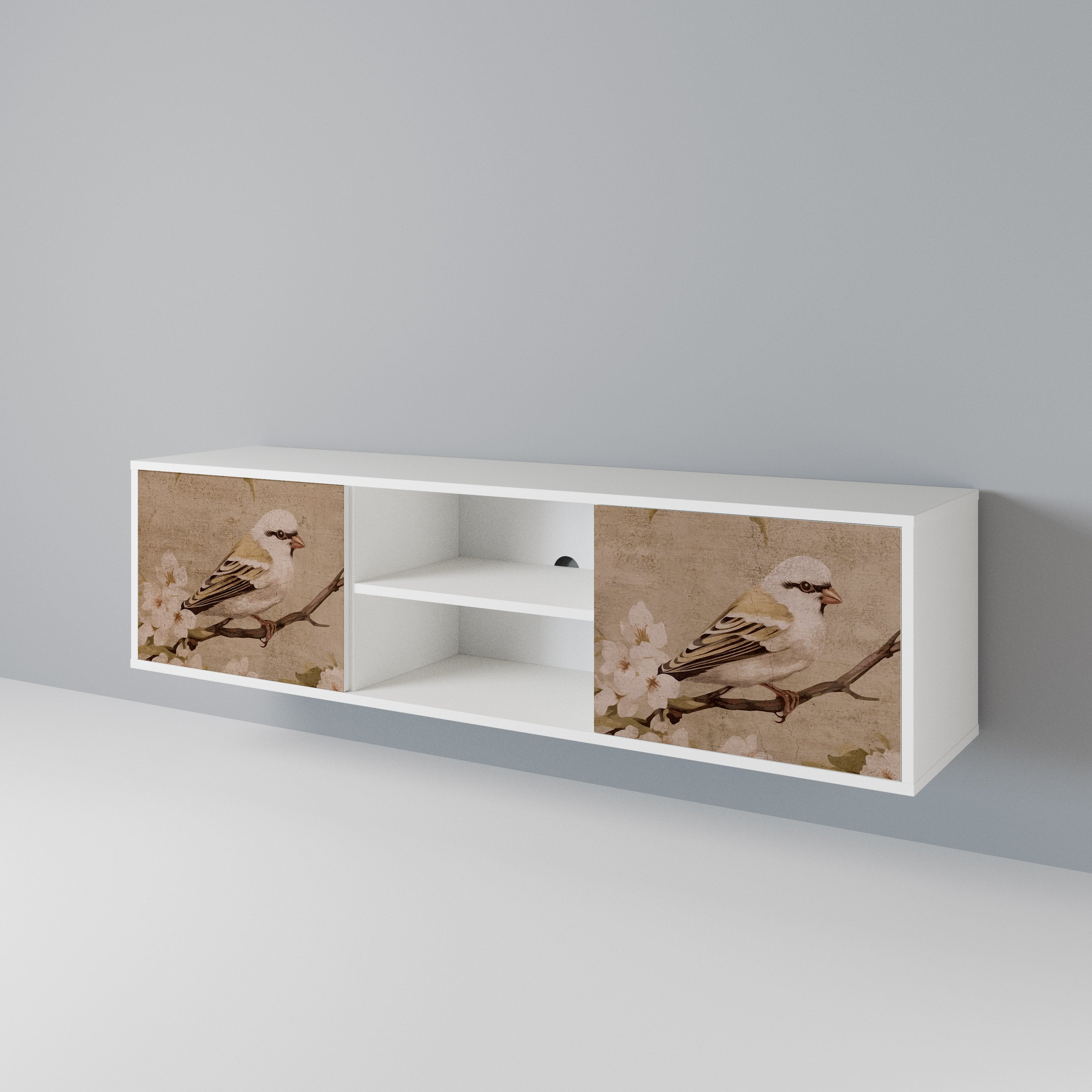 PETAL DISTINGUISH Dvoudveřový TV stolek