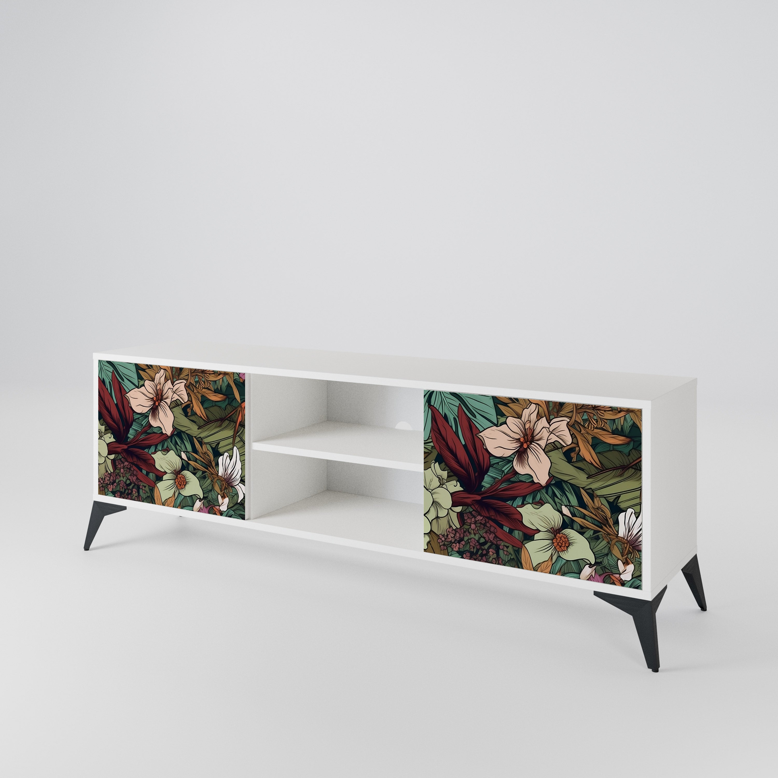 BOTANICAL EMERGENCE Dvoudveřový TV stolek