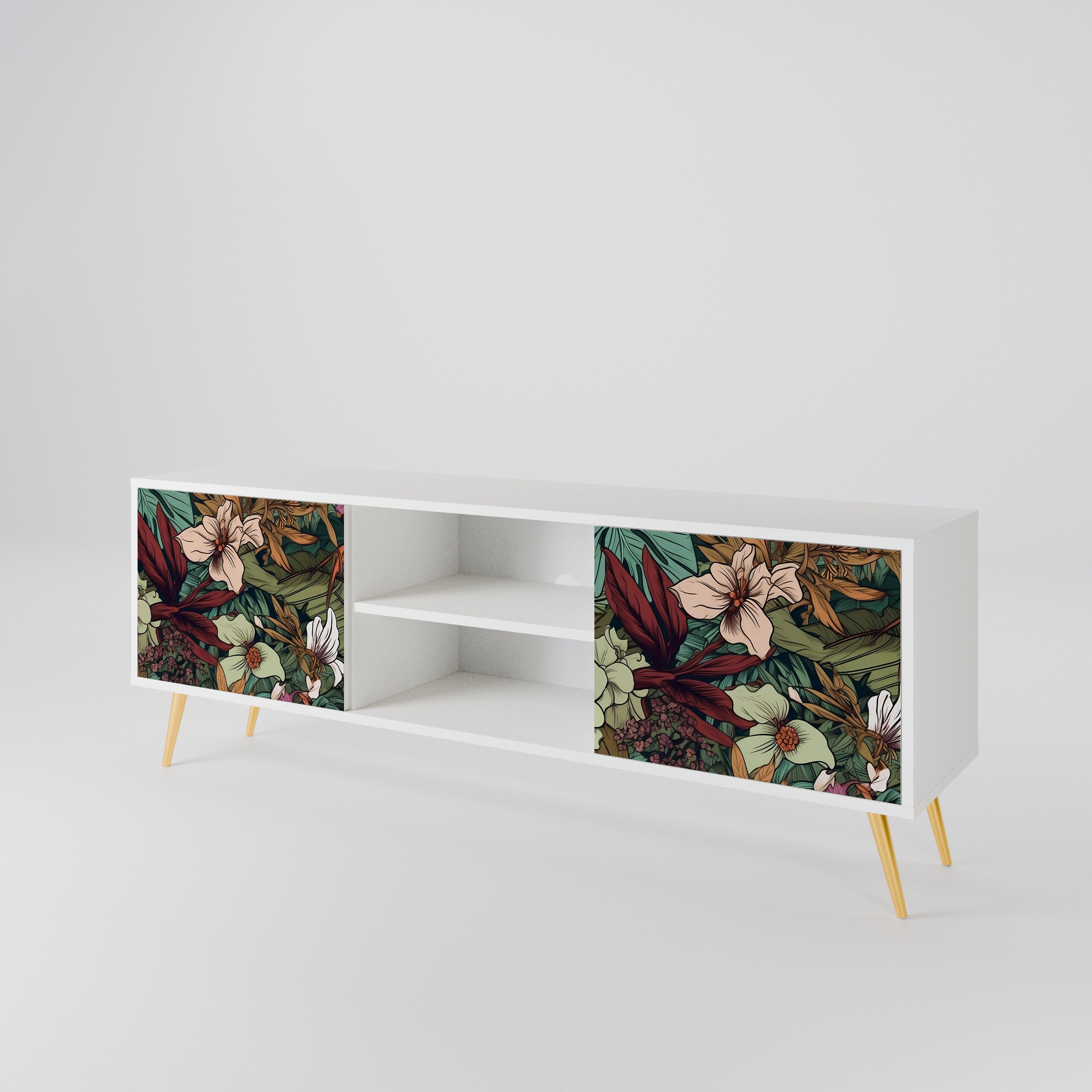BOTANICAL EMERGENCE Dvoudveřový TV stolek