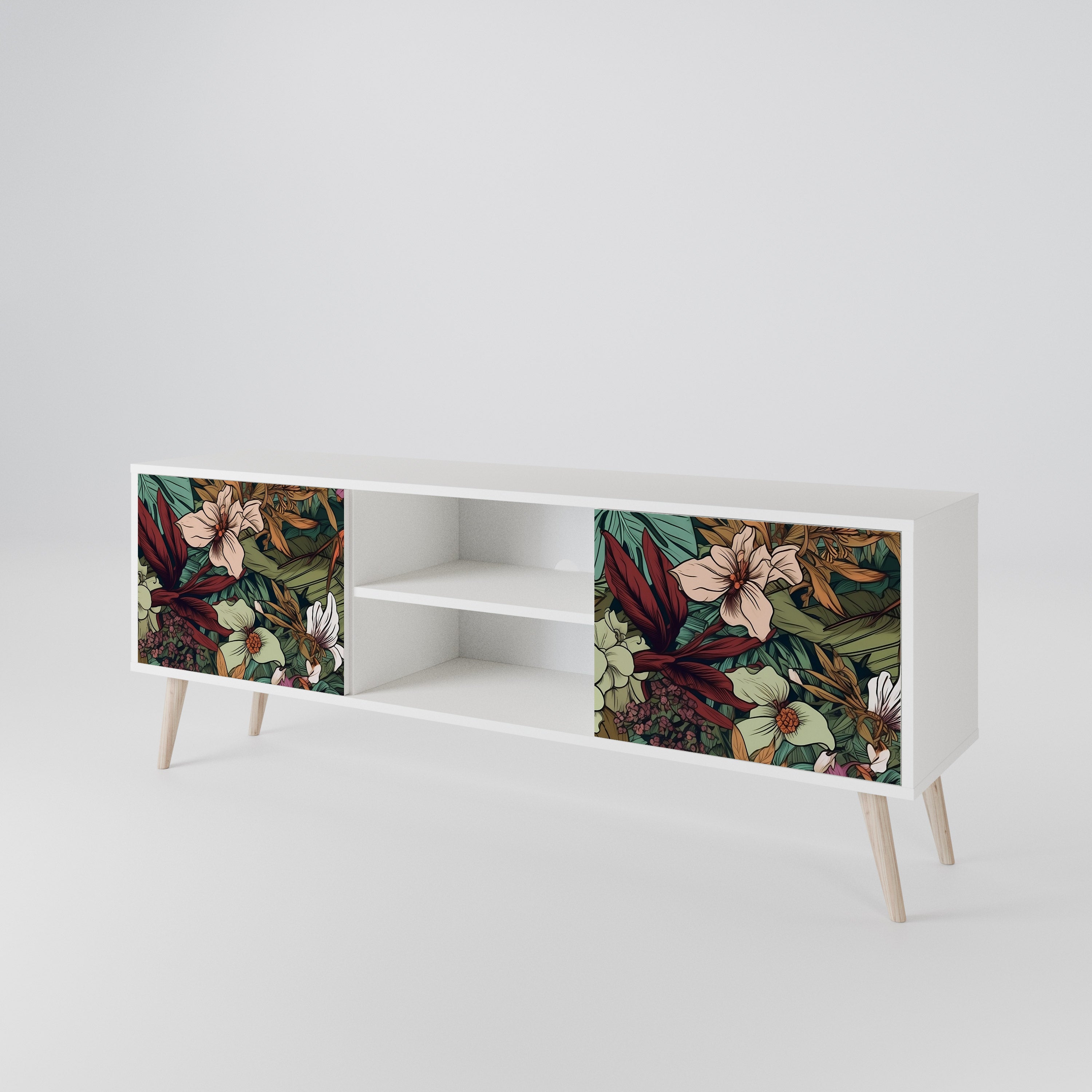 BOTANICAL EMERGENCE Dvoudveřový TV stolek