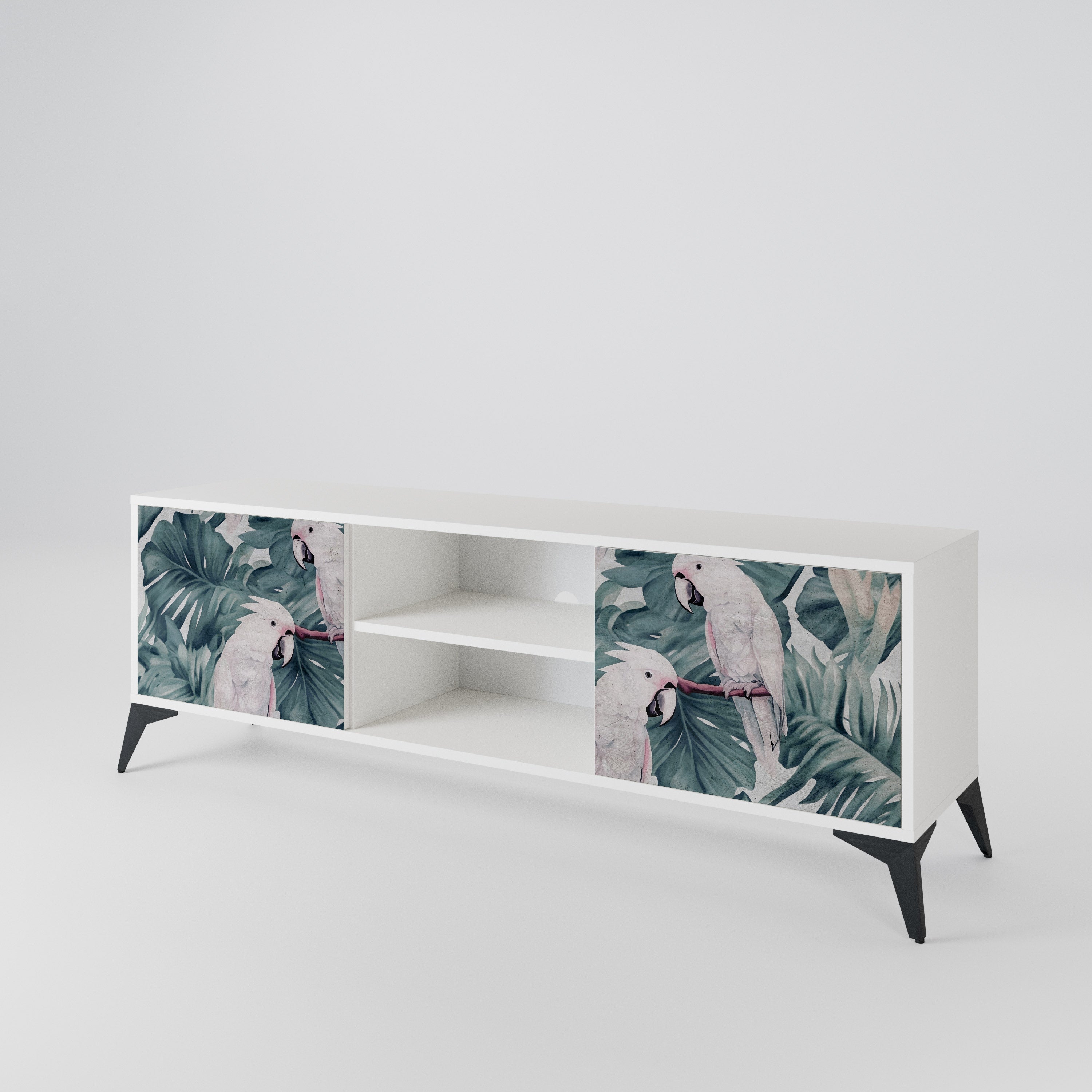 POPINJAY LOOK Dvoudveřový TV stolek