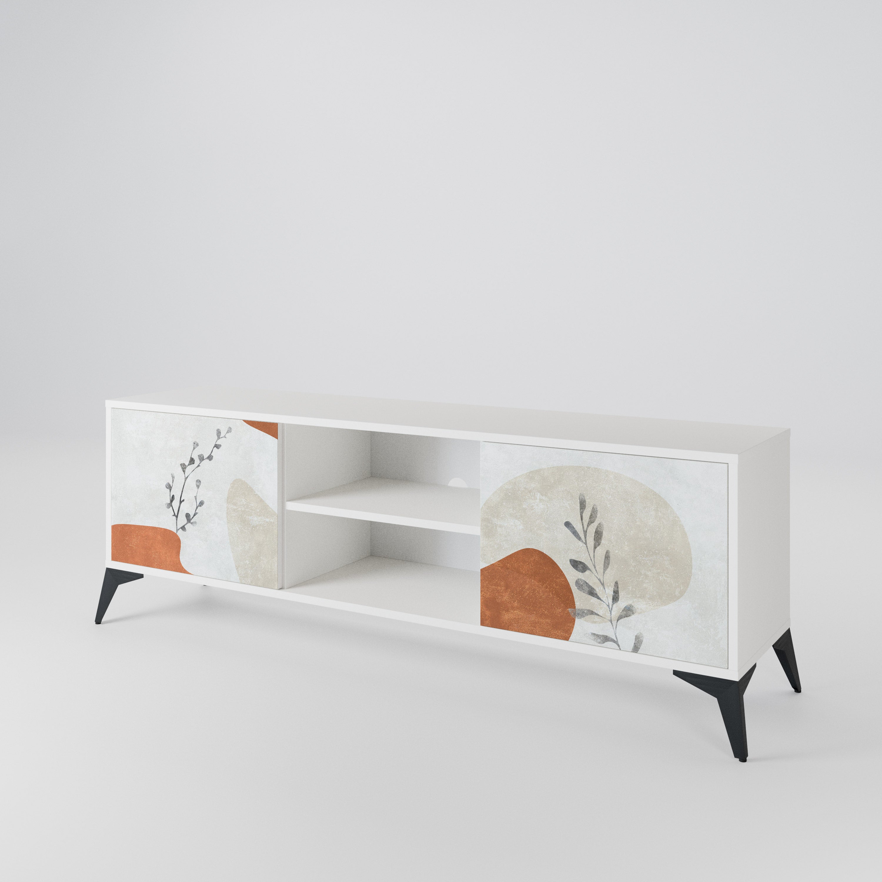 TRANQUIL TWIG Dvoudveřový TV stolek