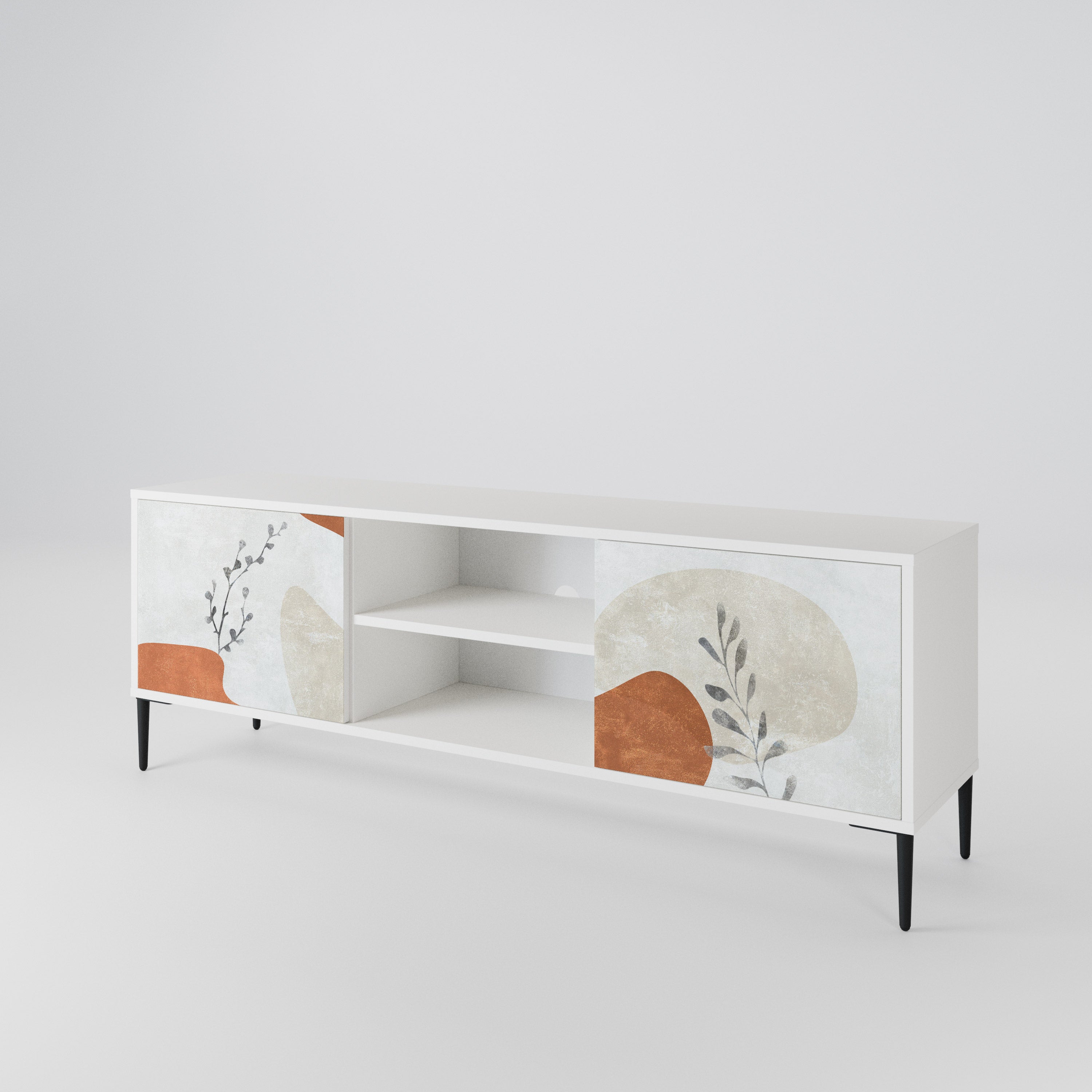 TRANQUIL TWIG Dvoudveřový TV stolek