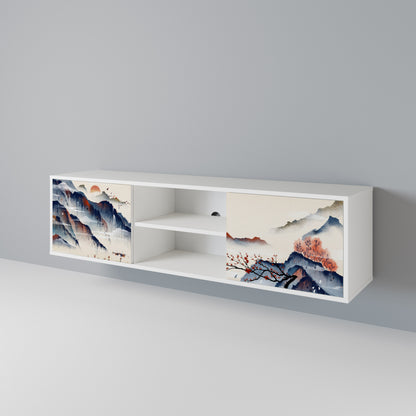 JAPANESE LANDSCAPE Έπιπλο τηλεόρασης 2-θυρών