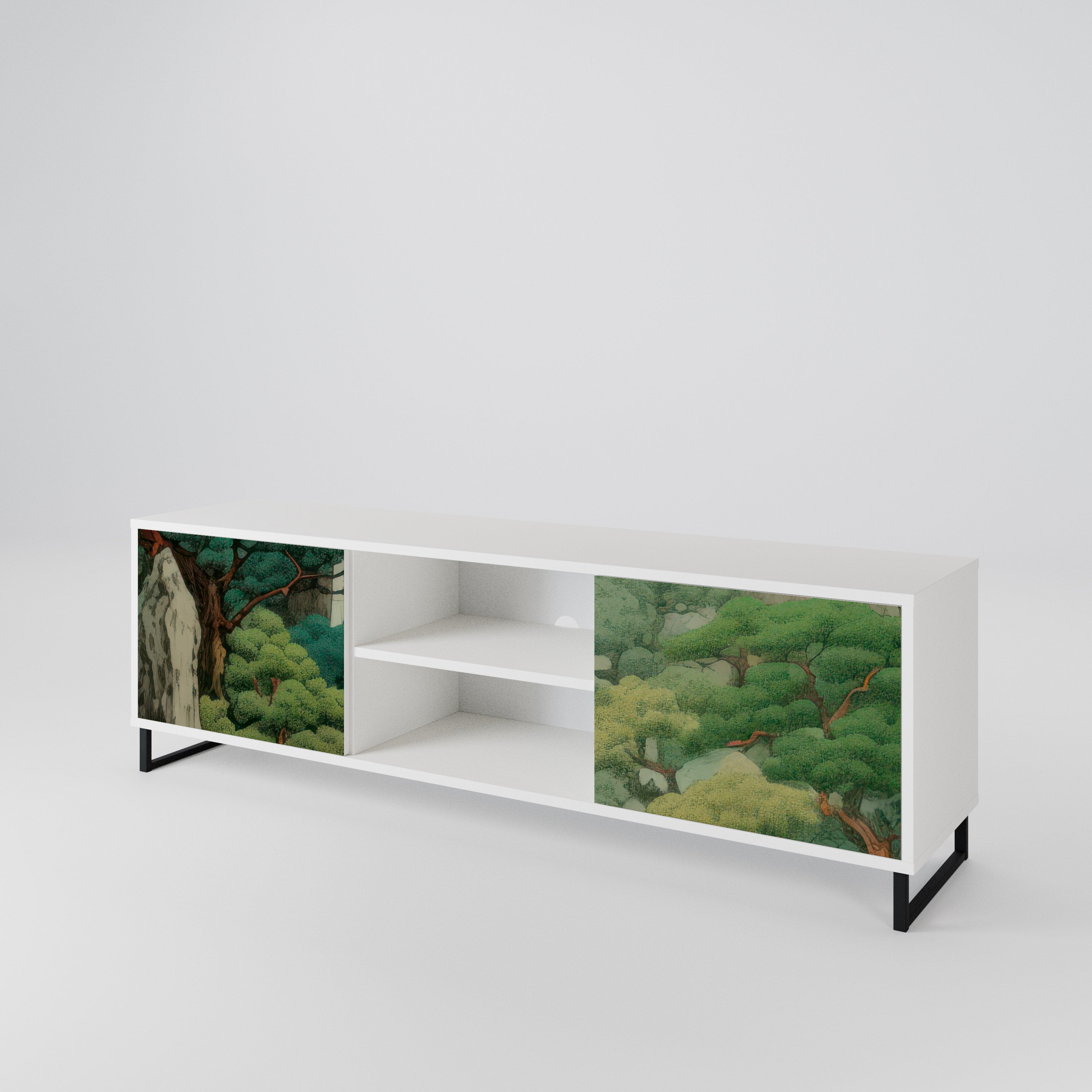VERDURE ABYSS Dvoudveřový TV stolek