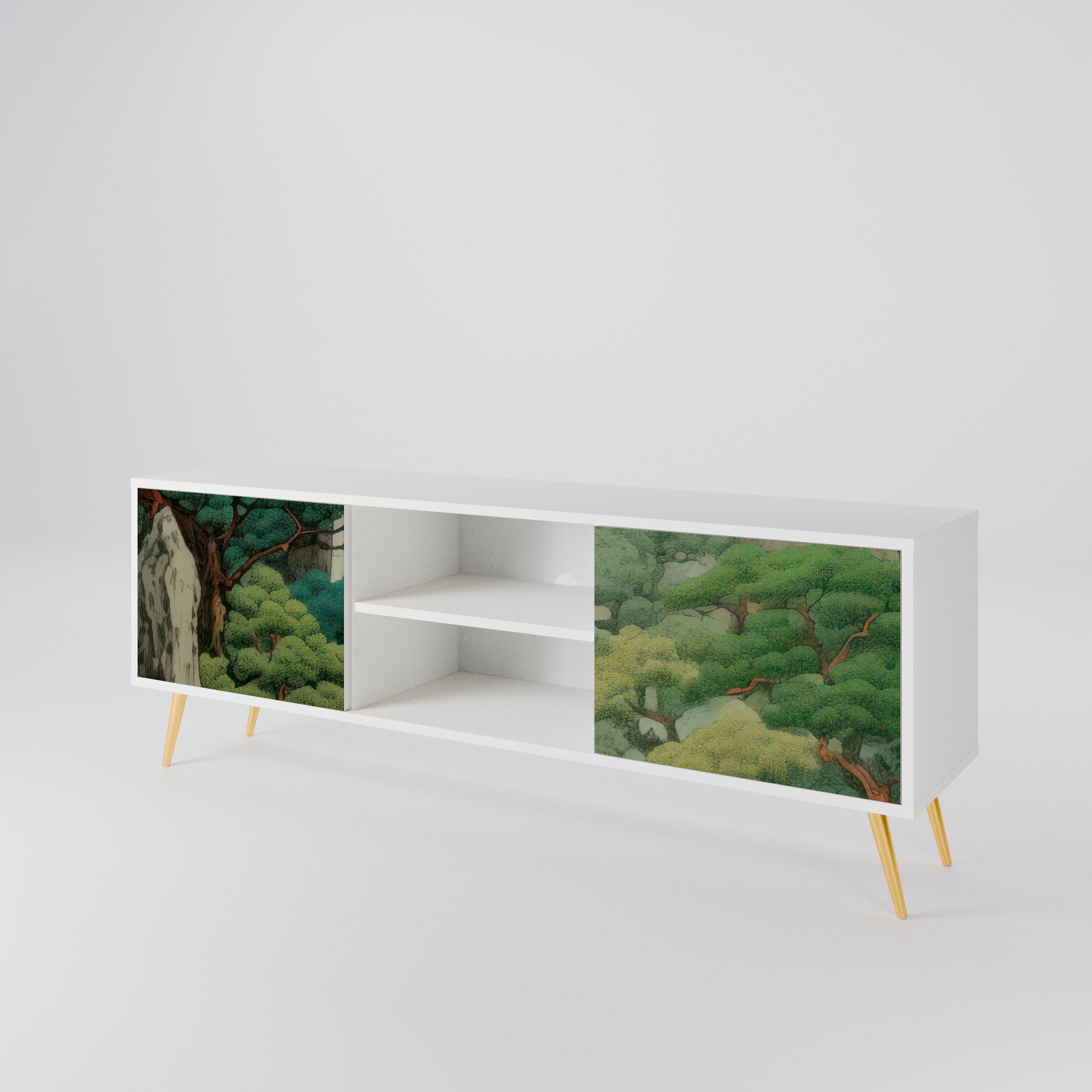 VERDURE ABYSS Dvoudveřový TV stolek
