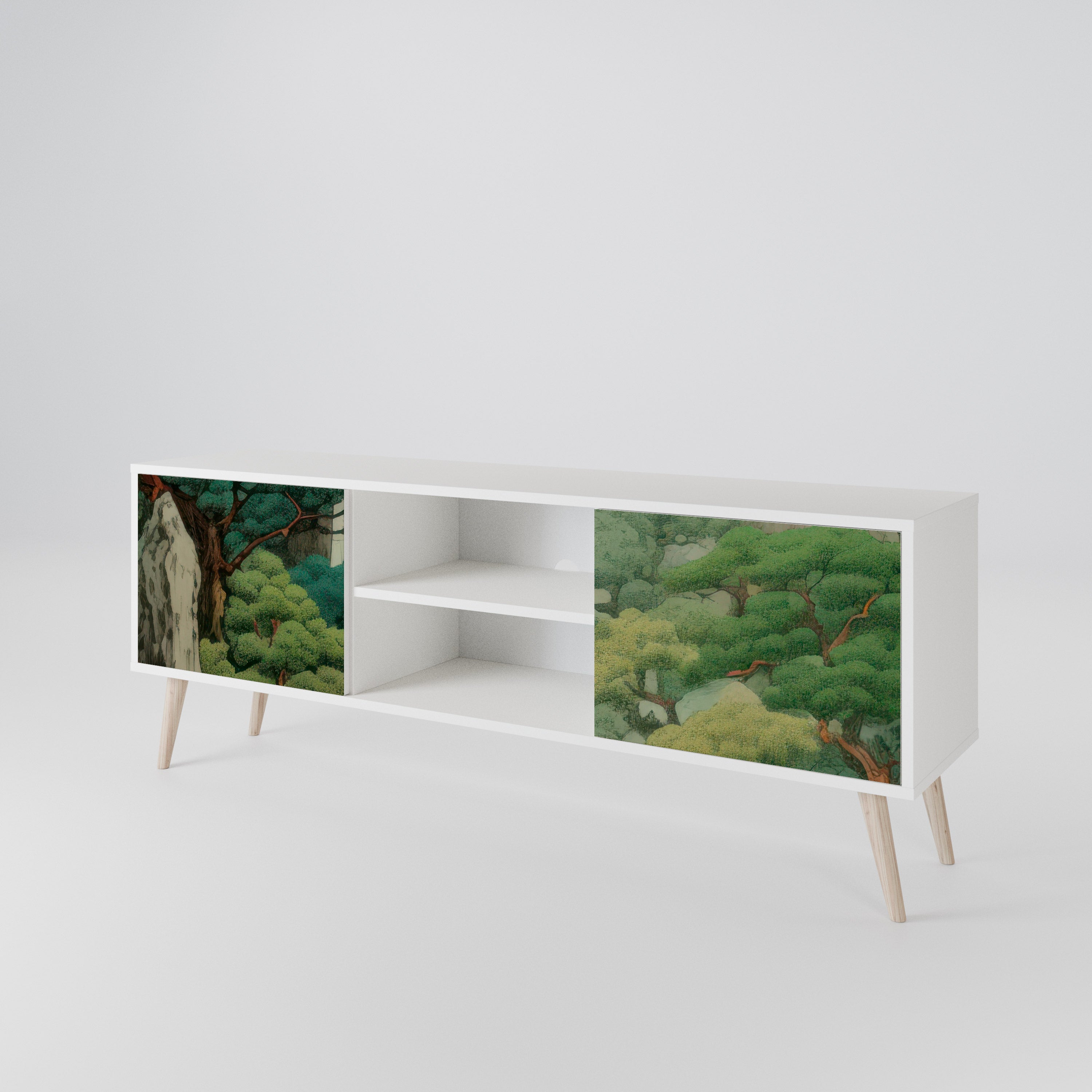 VERDURE ABYSS Dvoudveřový TV stolek
