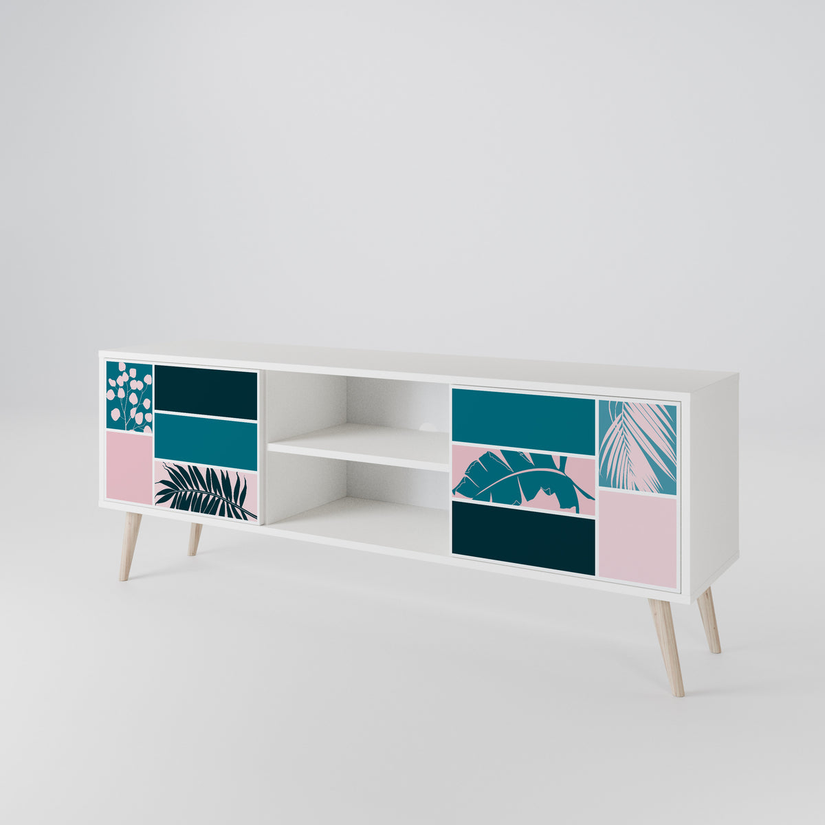 COMBINATION OF SHAPES Έπιπλο τηλεόρασης 2-θυρών
