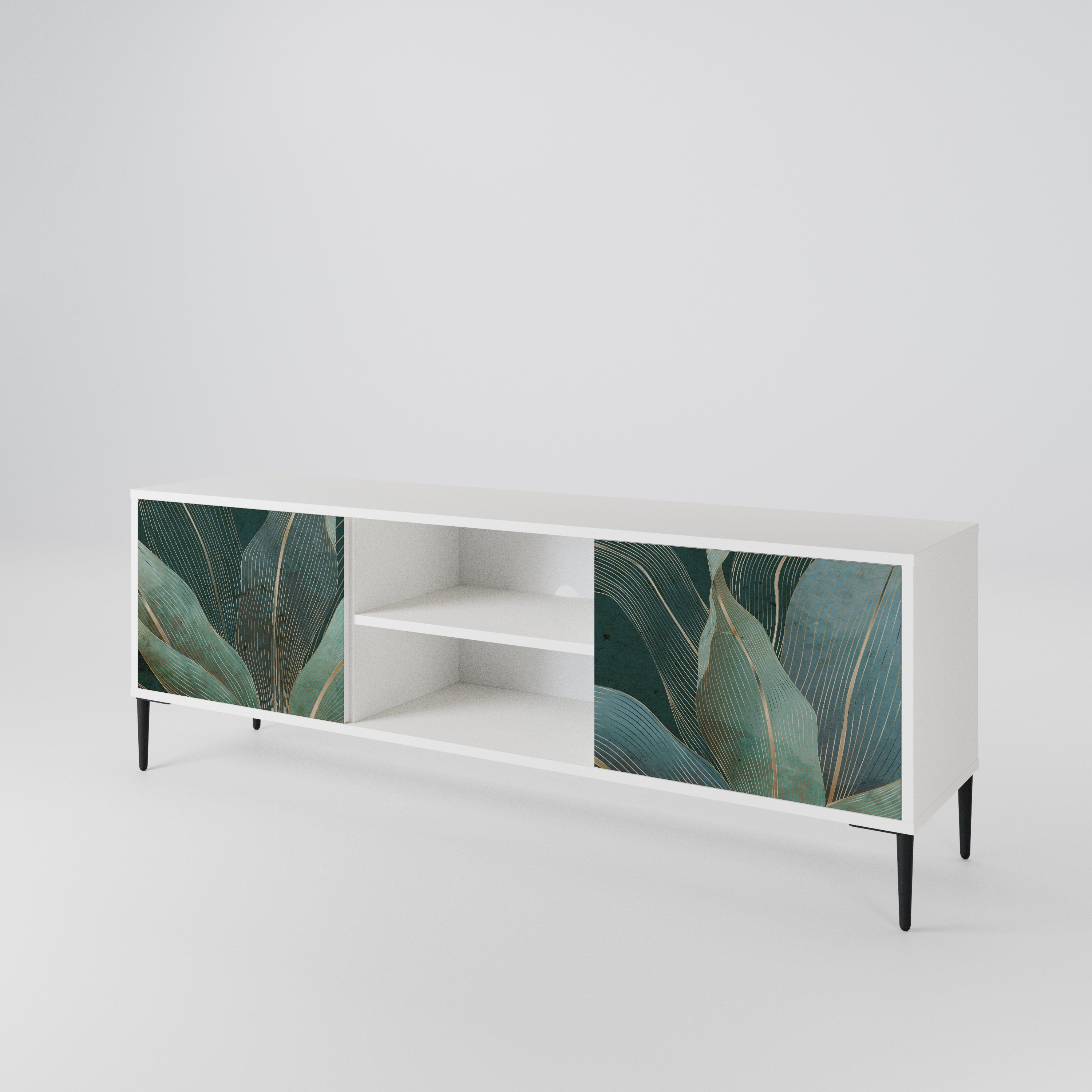 ROYAL GREEN Dvoudveřový TV stolek