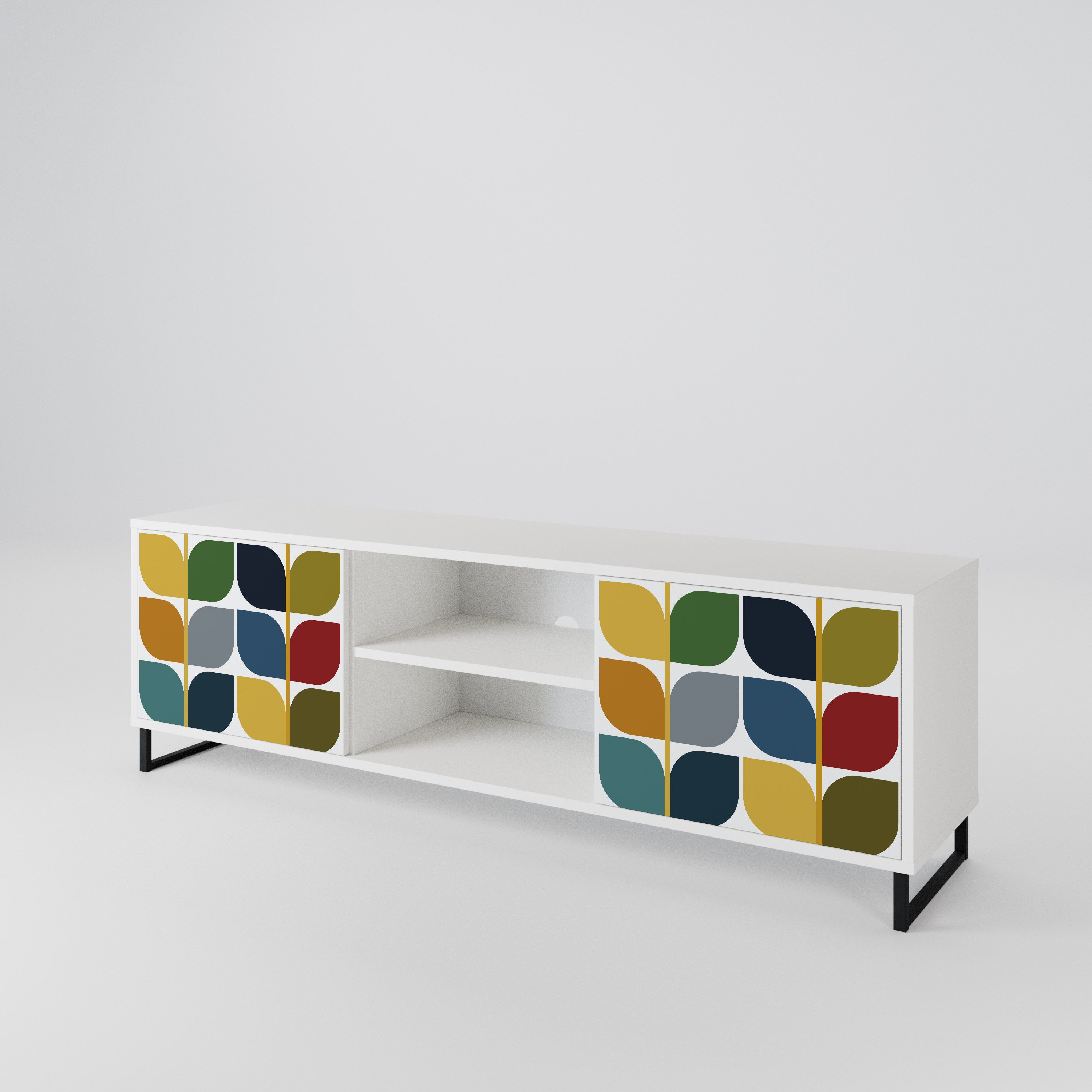 WEIGHTLESS HOURS 2-Door TV Cabinet