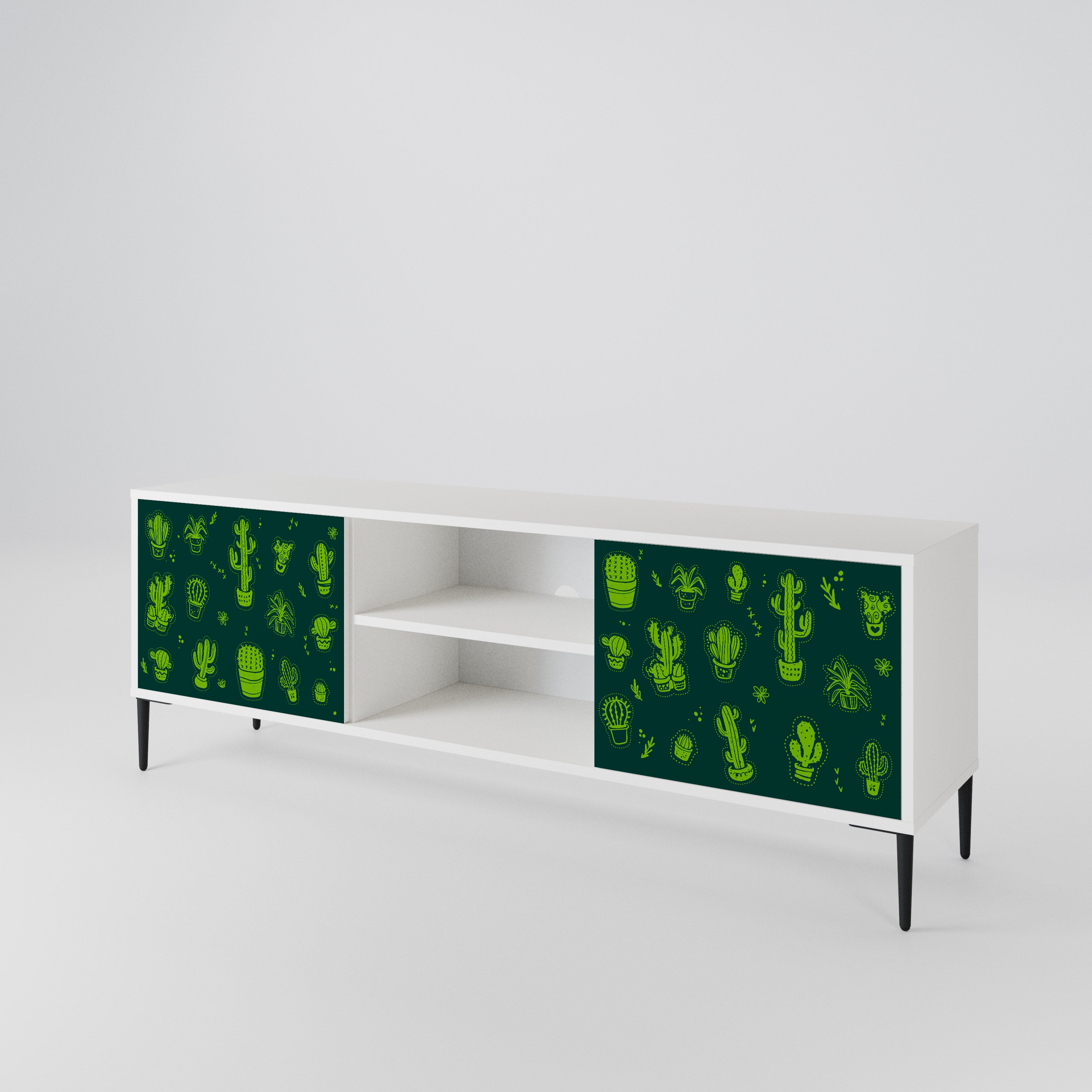 DESERT GREEN Dvoudveřový TV stolek