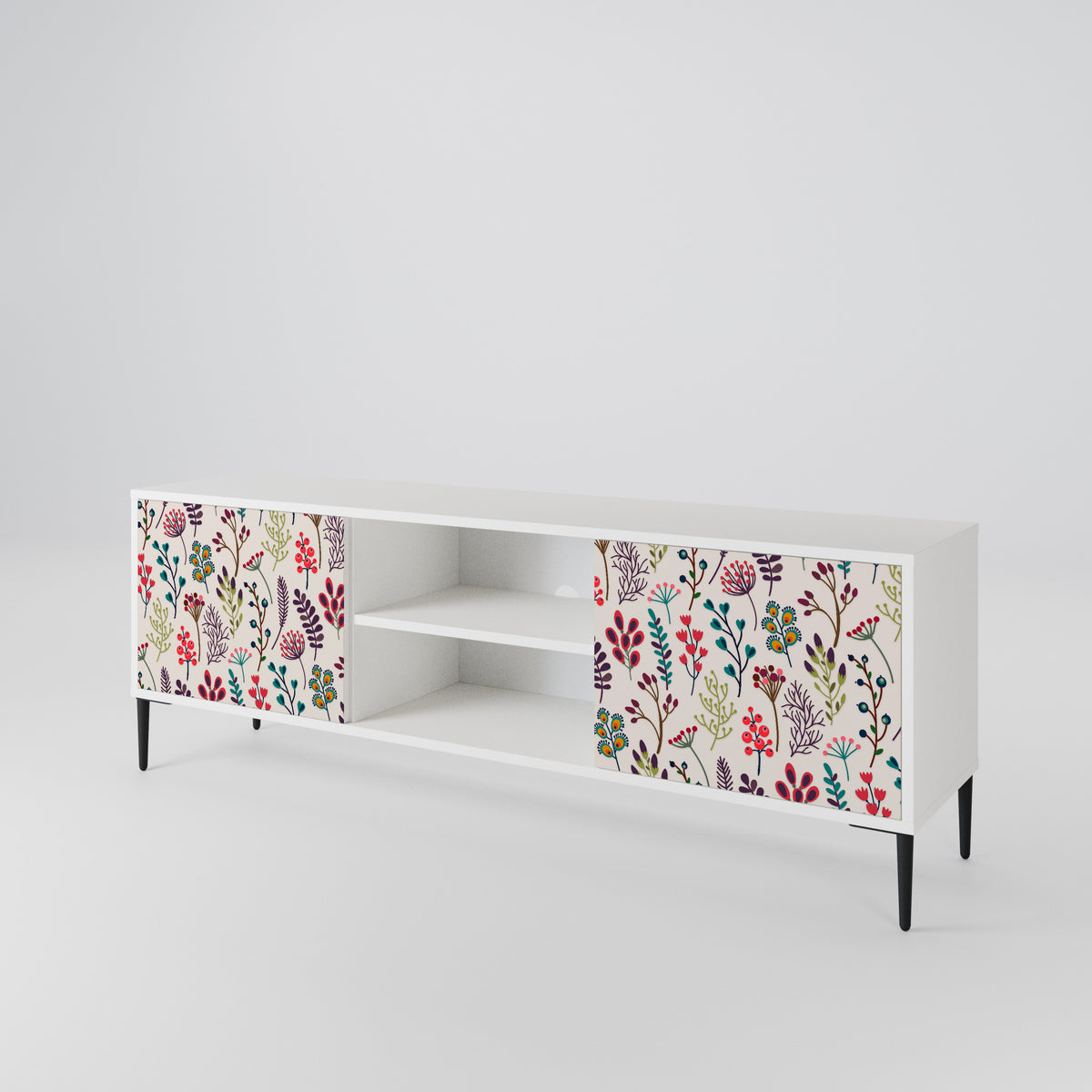 AUTUMN SUNDRIES Mueble de TV de 2 Puertas