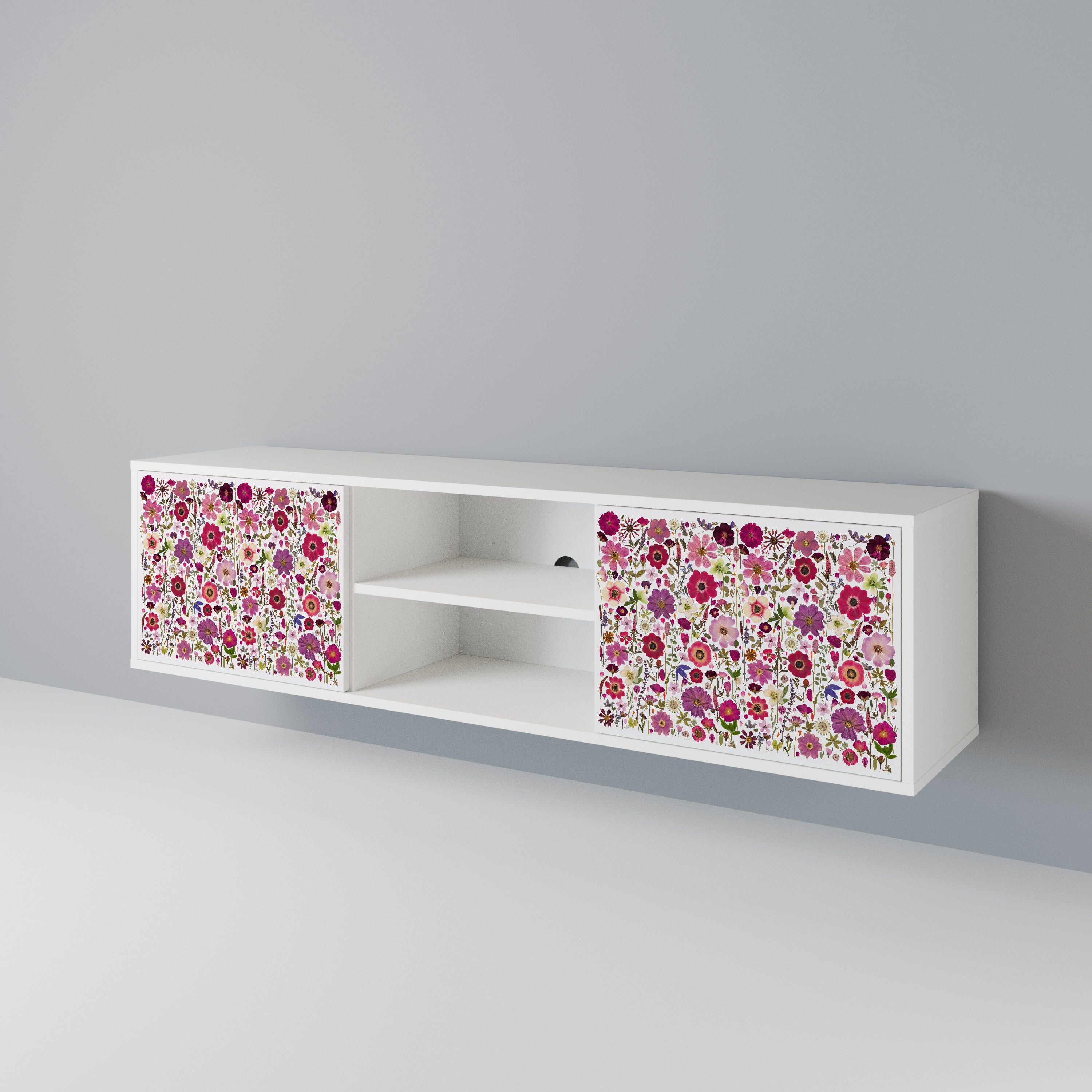 PETAL GARDEN Móvel de TV de 2 Portas