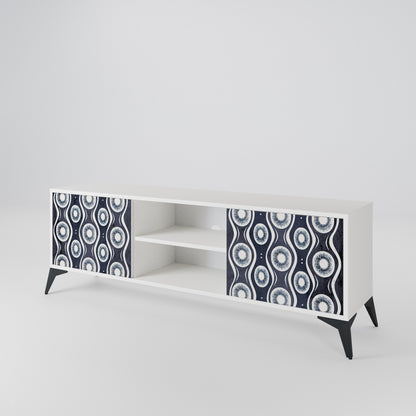 GRAPHITE EYES Mueble de TV de 2 Puertas