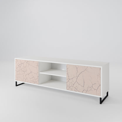 CERAMIC TEXTURE Mueble de TV de 2 Puertas