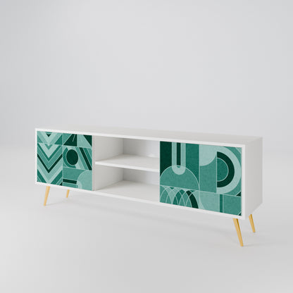 HARMONIC GRID Mueble de TV de 2 Puertas