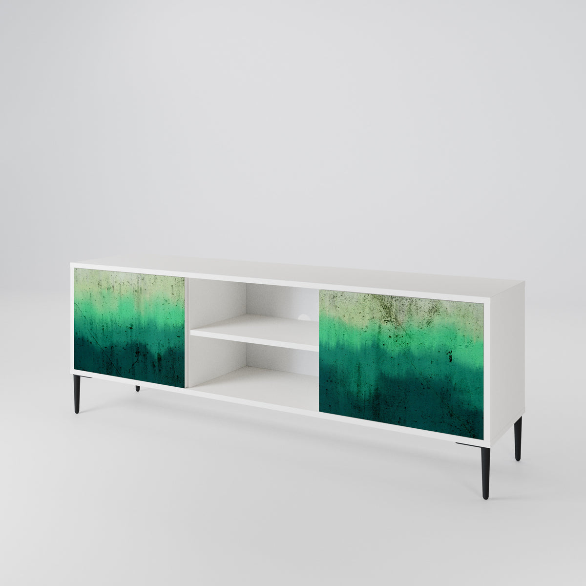 NORTHERN LIGHTS Mueble de TV de 2 Puertas