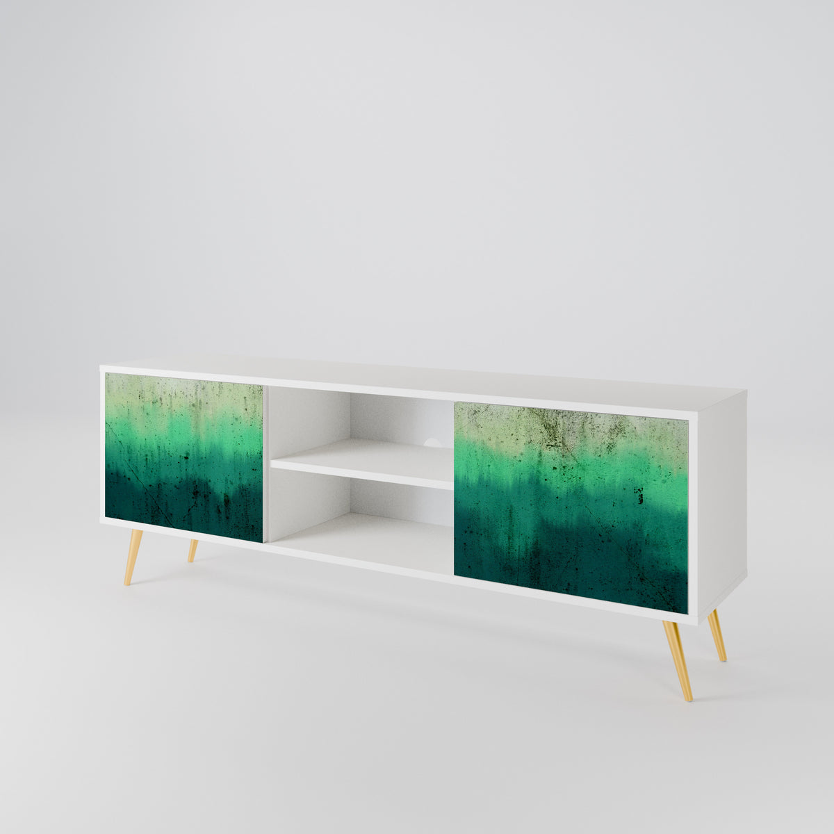 NORTHERN LIGHTS Mueble de TV de 2 Puertas