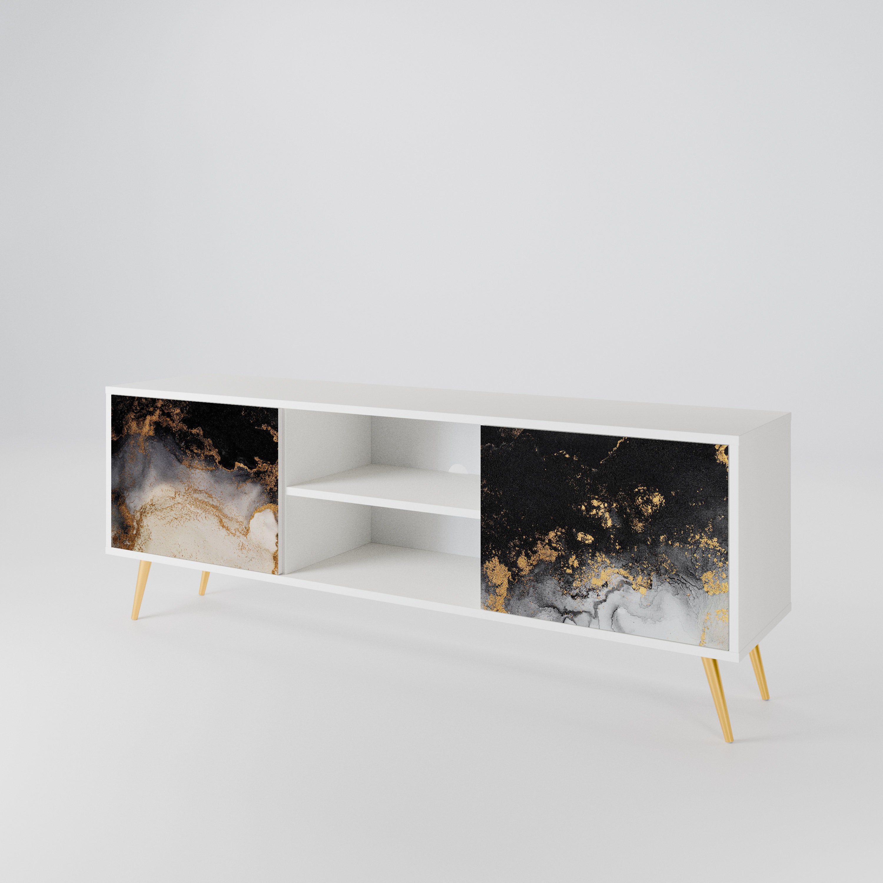 MARBLE OF TOMMORROW 2-türiges TV-Lowboard