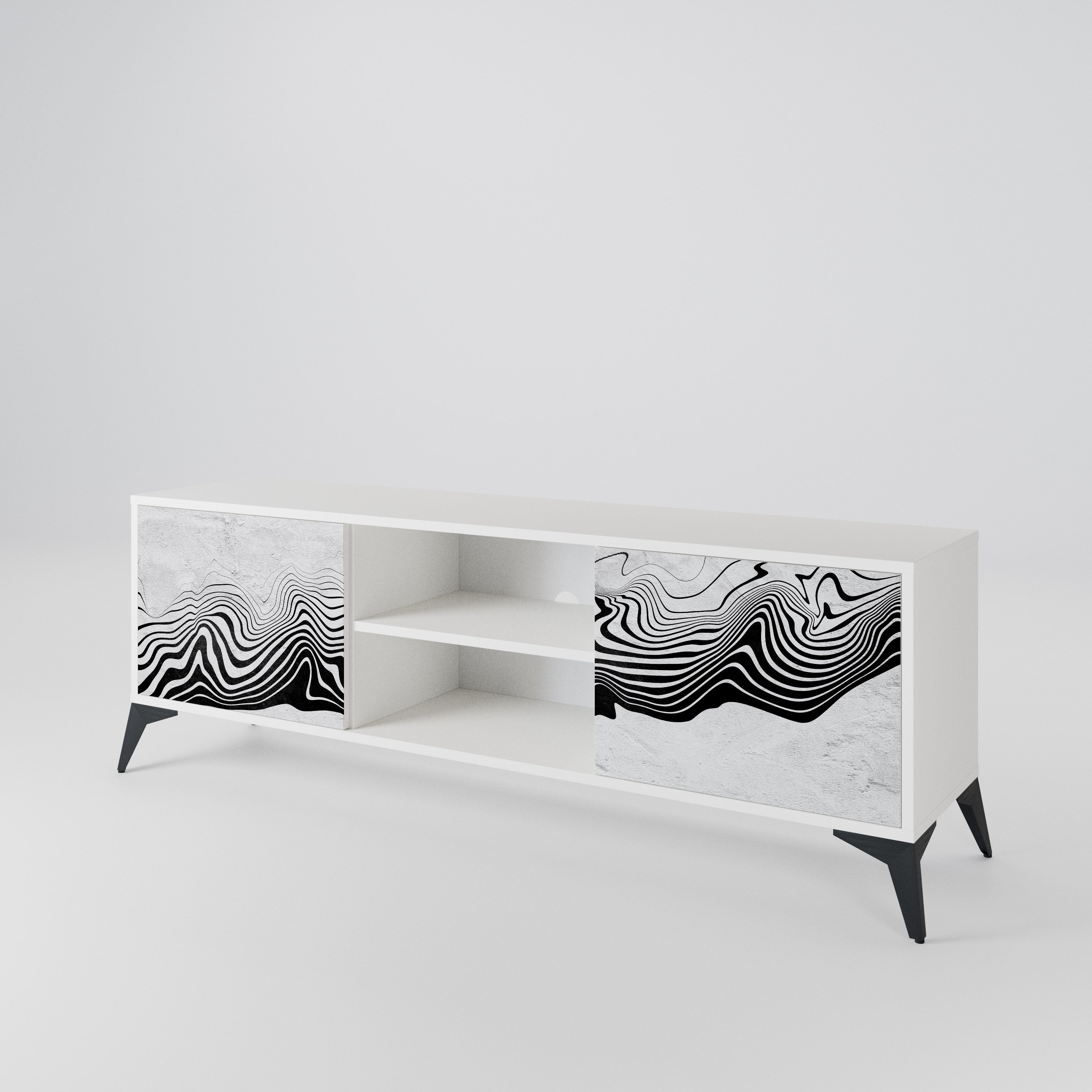 MONOCHROME MIRAGE 2-türiges TV-Lowboard