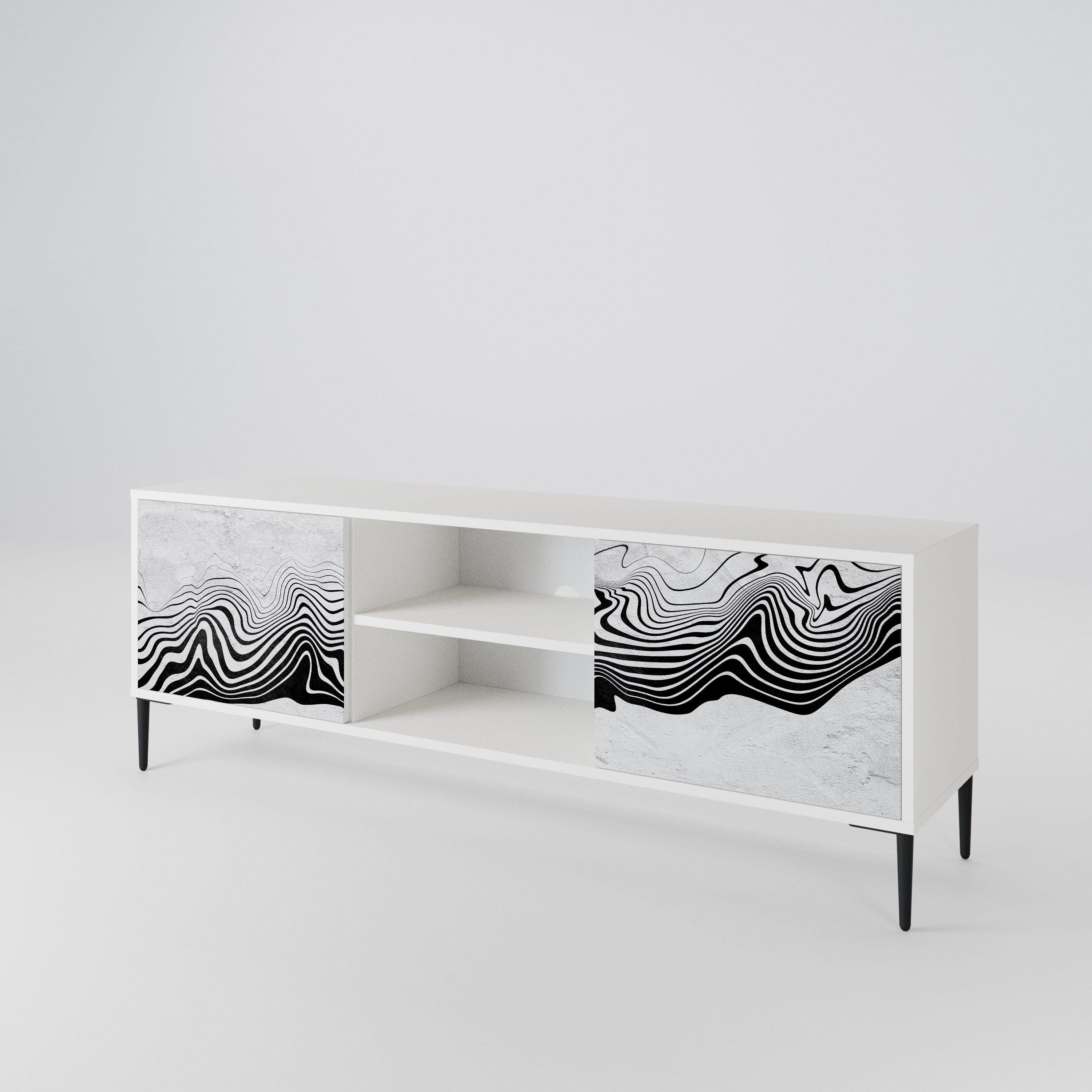 MONOCHROME MIRAGE 2-türiges TV-Lowboard