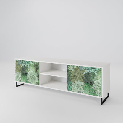 SUCCULENT CLUSTER TV-bänk med två dörrar