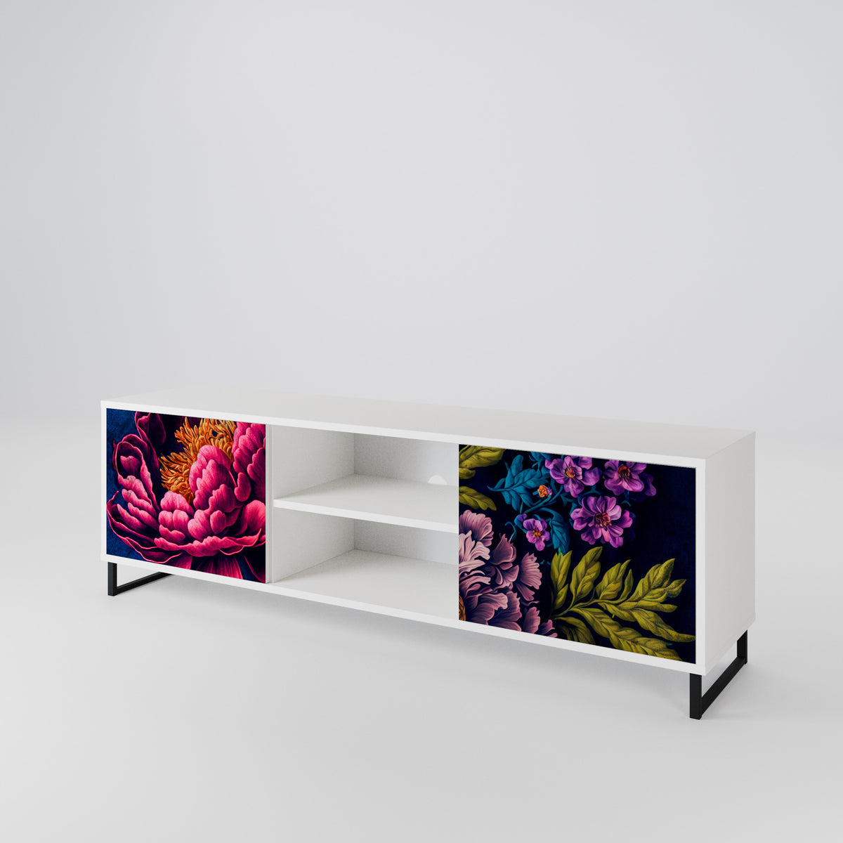 BLOOMING ELEGANCE 2-türiges TV-Lowboard