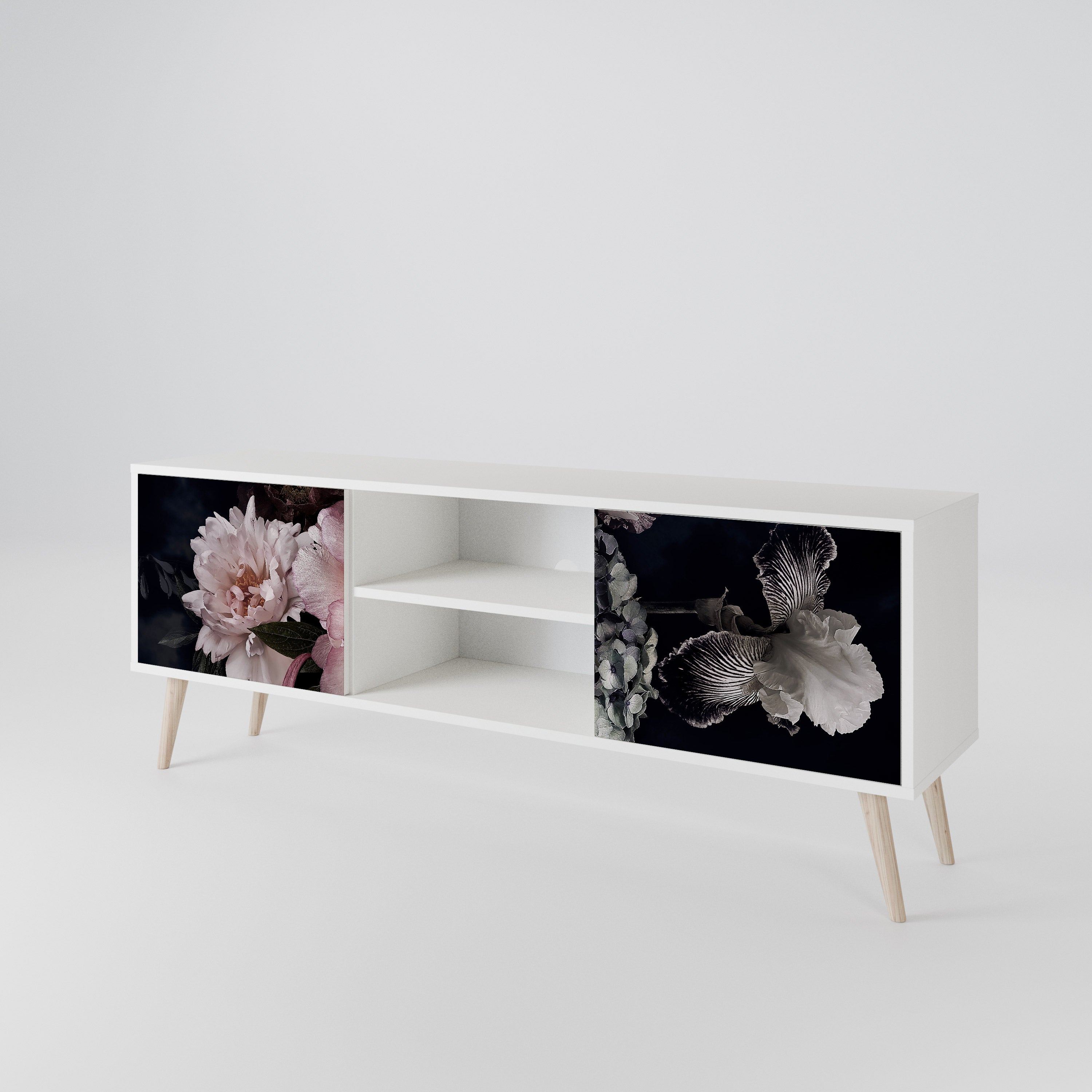 PURE BLOSSOM Έπιπλο τηλεόρασης 2-θυρών