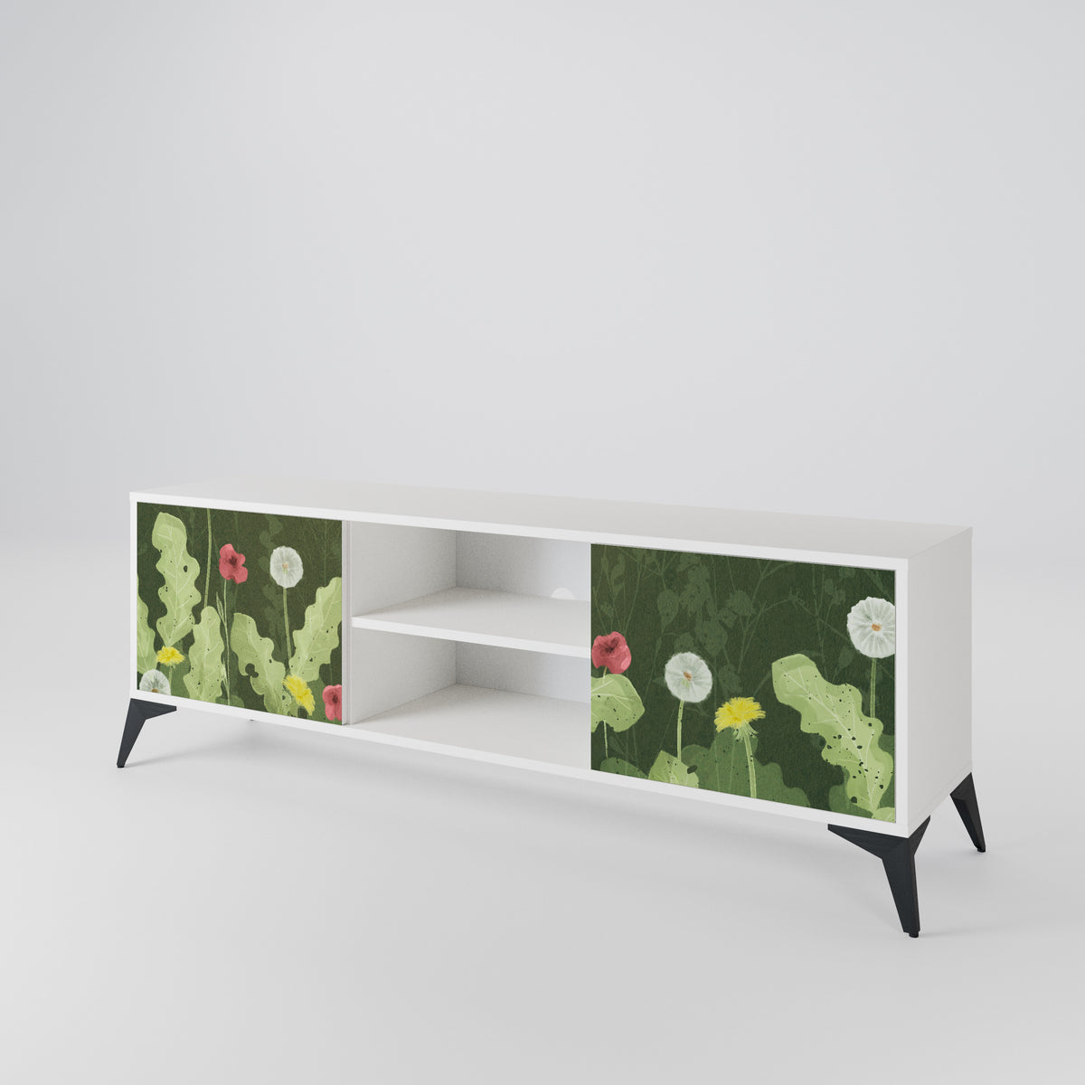 DANDELION AMUSE Mueble de TV de 2 Puertas
