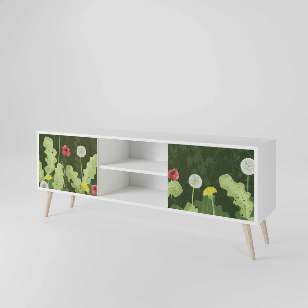 DANDELION AMUSE Mueble de TV de 2 Puertas