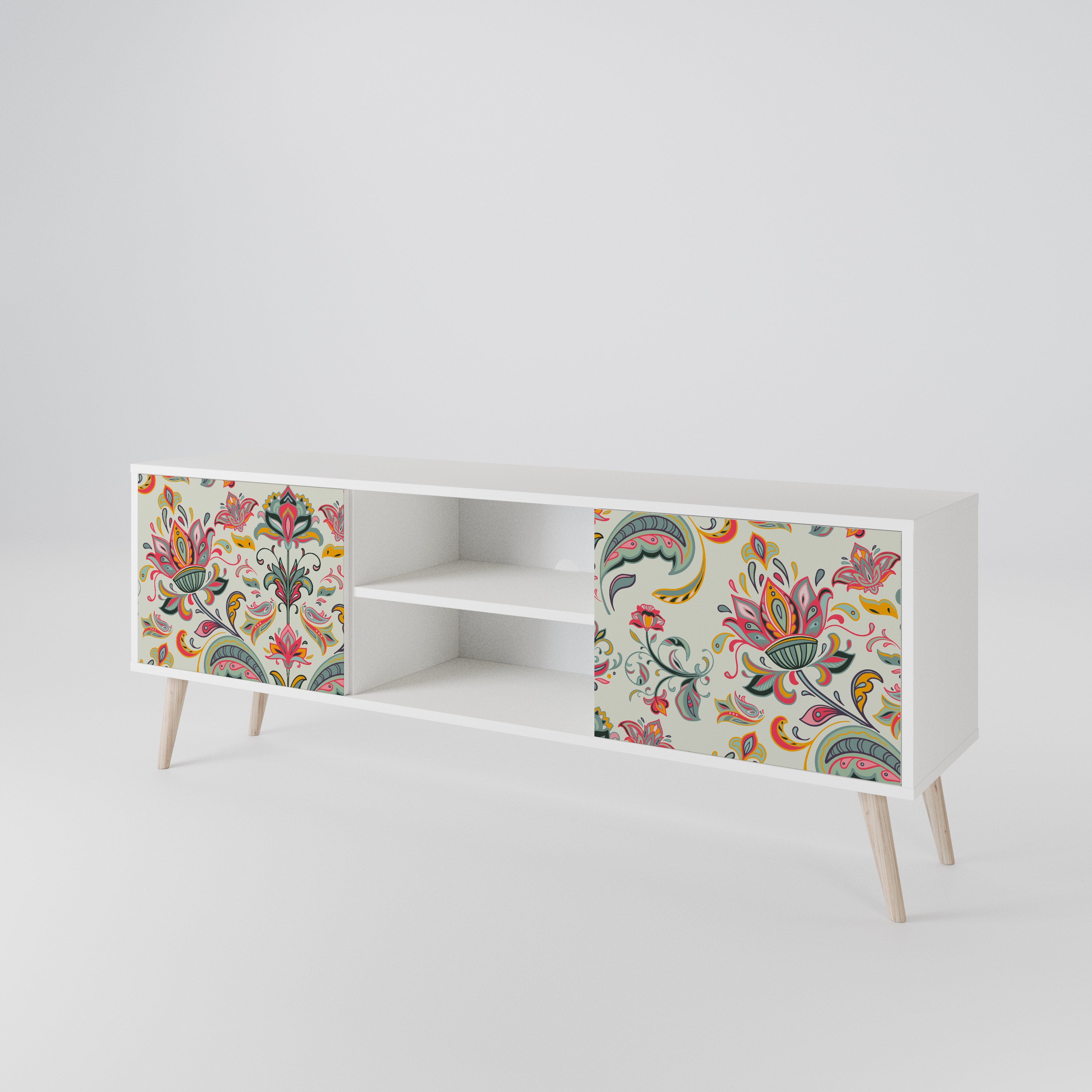 ORGANIC FOLKLORE 2-Door TV Cabinet