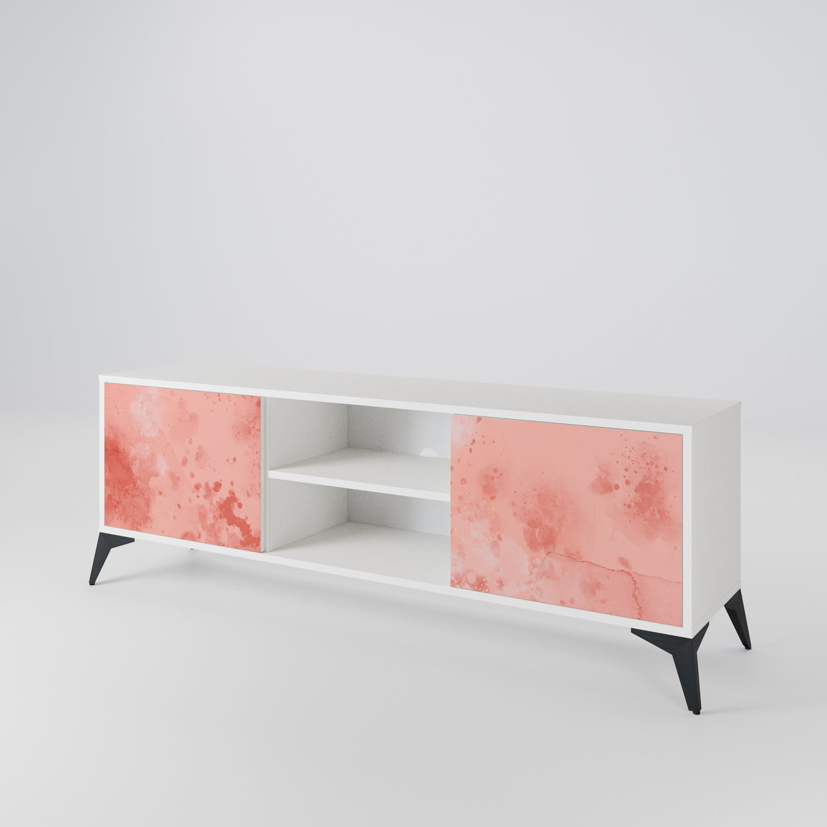 CRANE DANCE Mueble de TV de 2 Puertas