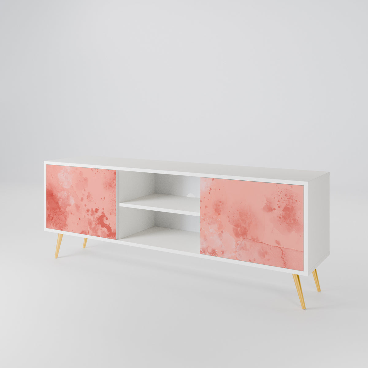 CRANE DANCE Mueble de TV de 2 Puertas