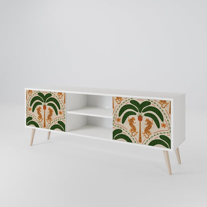 DANCING PREDATORS 2-Door TV Cabinet