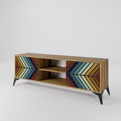 INDIGENOUS ZIGZAG 2-Door TV Cabinet