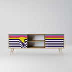 COLORFUL DIVERSION 2-Door TV Cabinet