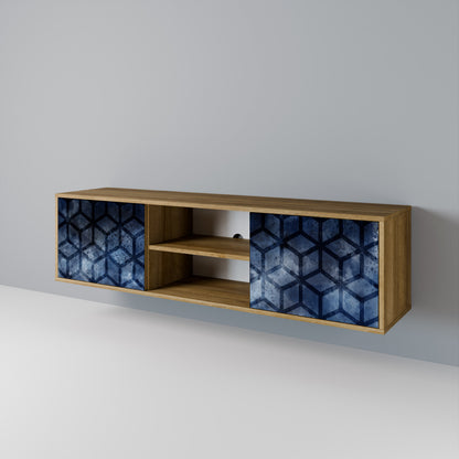 CUBIC MIST Mueble de TV de 2 Puertas