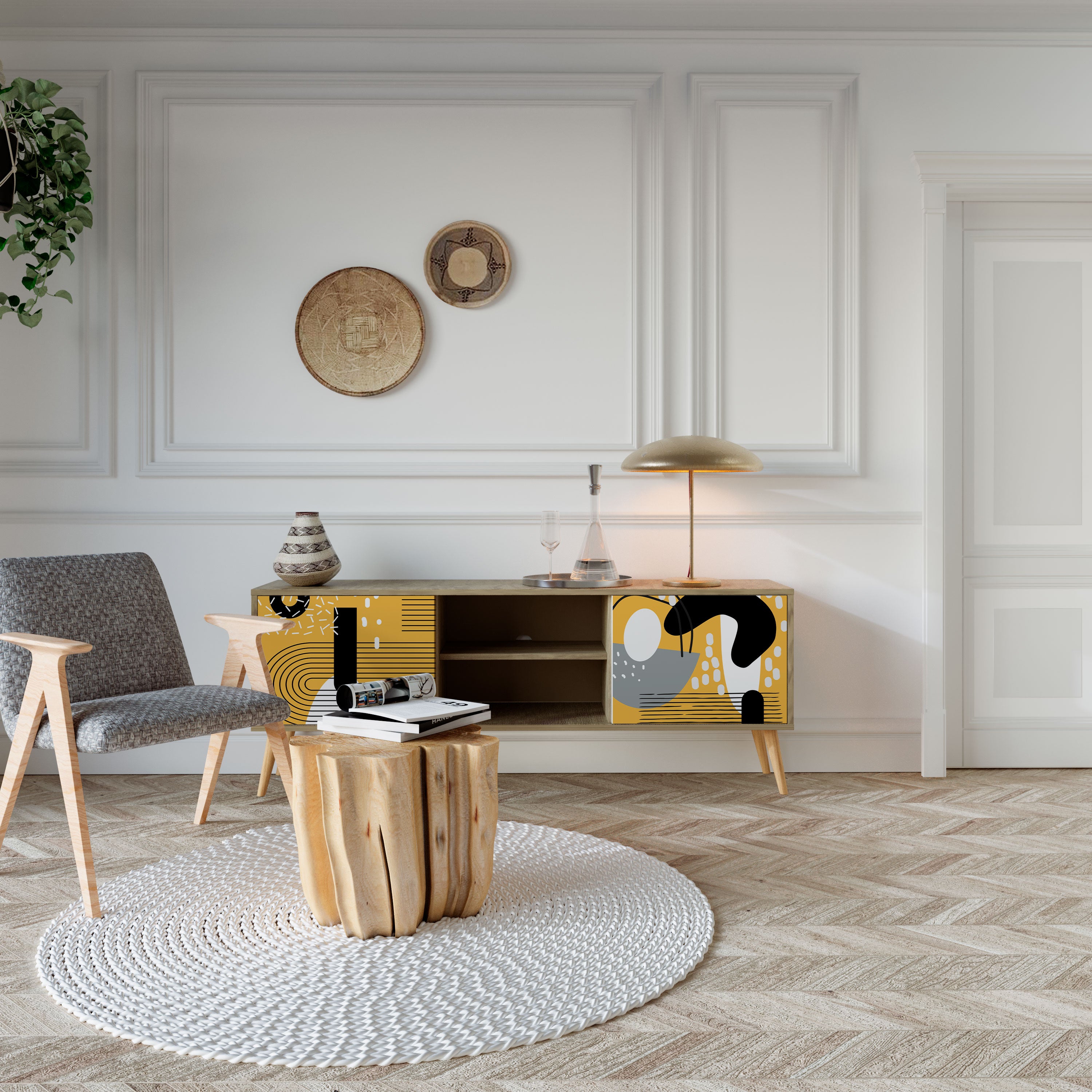 SHAPESHIFT SYMPHONY 2-türiges TV-Lowboard