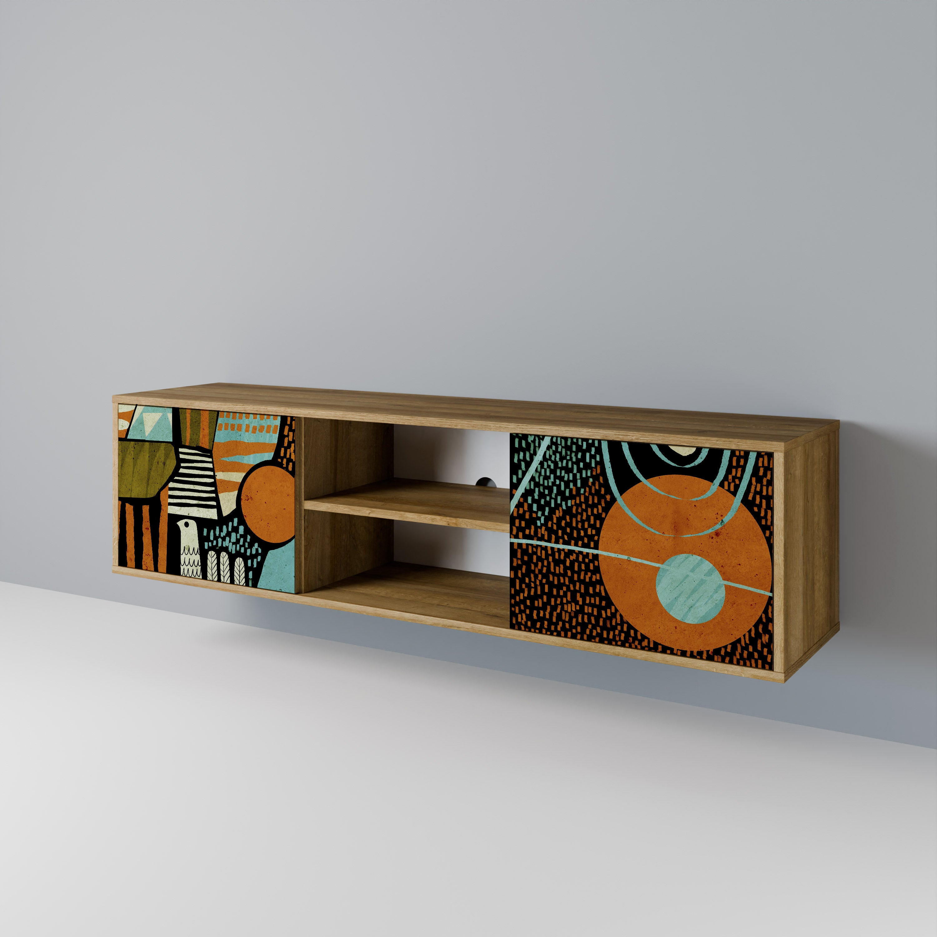 GEODE GLIMMER 2-türiges TV-Lowboard