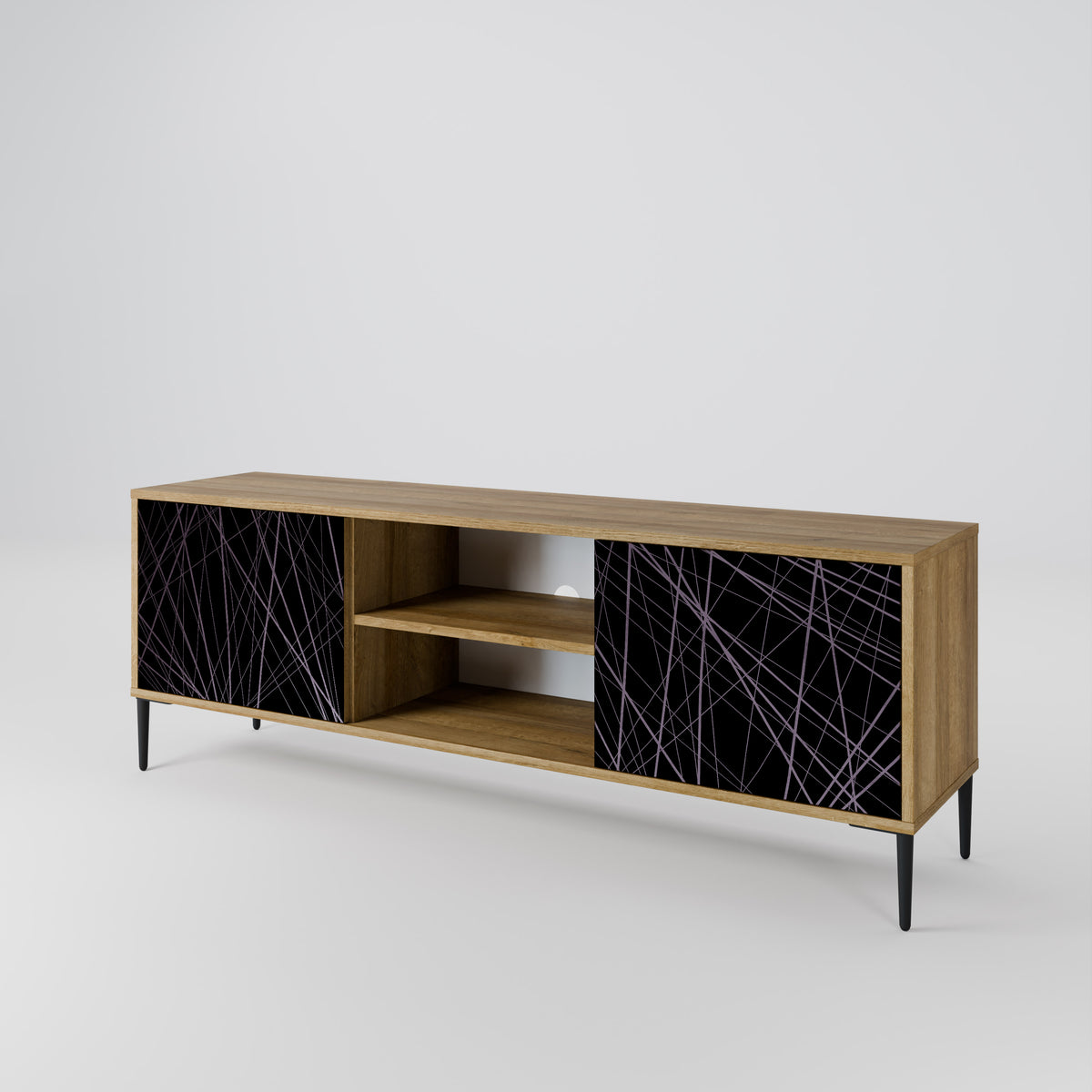SHIMMER SPIDERGRAM Mueble de TV de 2 Puertas