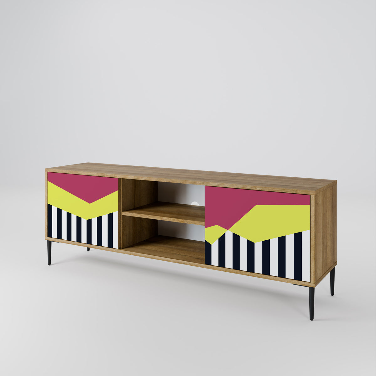 PIANO FANTASY Mueble de TV de 2 Puertas