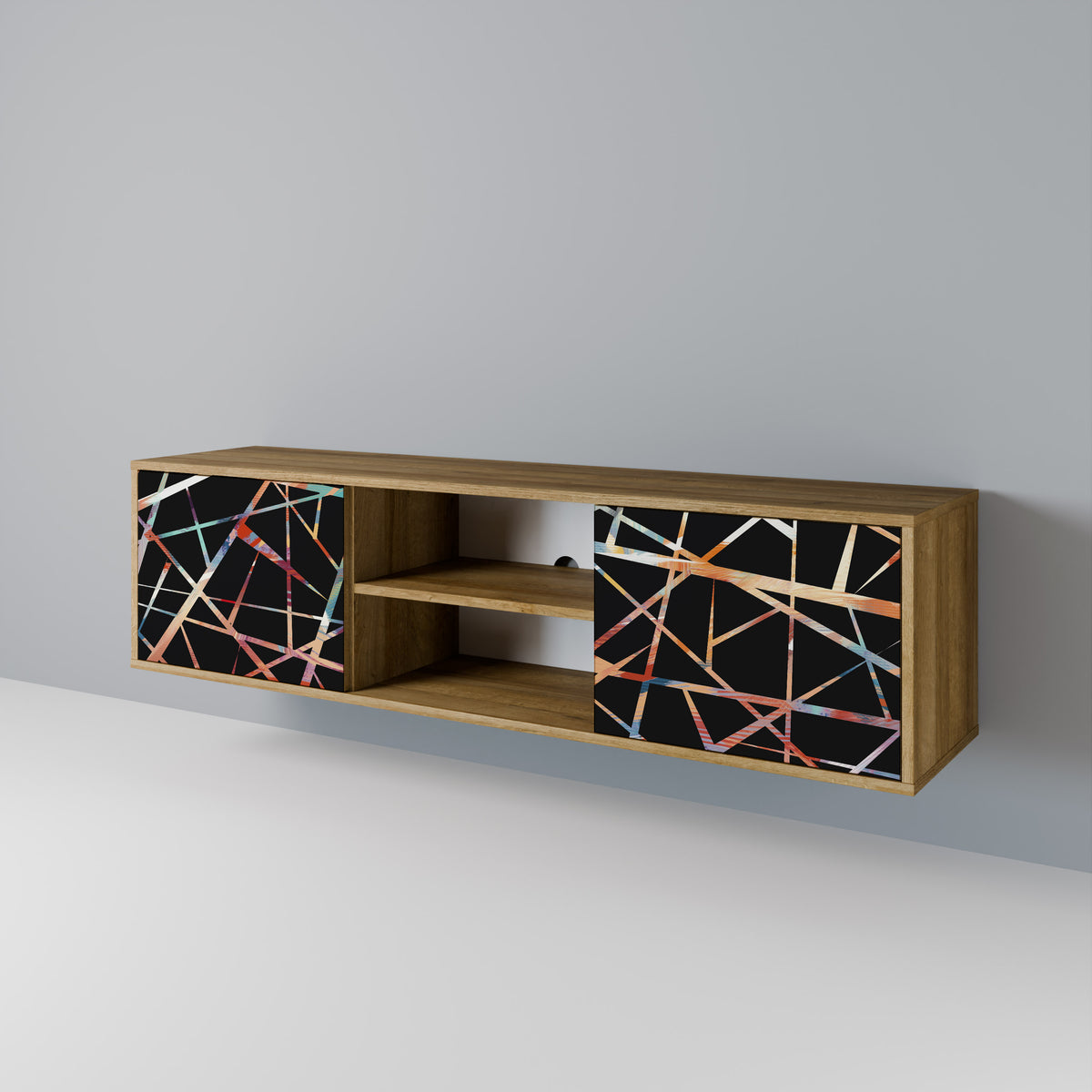 POLYGON VERVE Mueble de TV de 2 Puertas