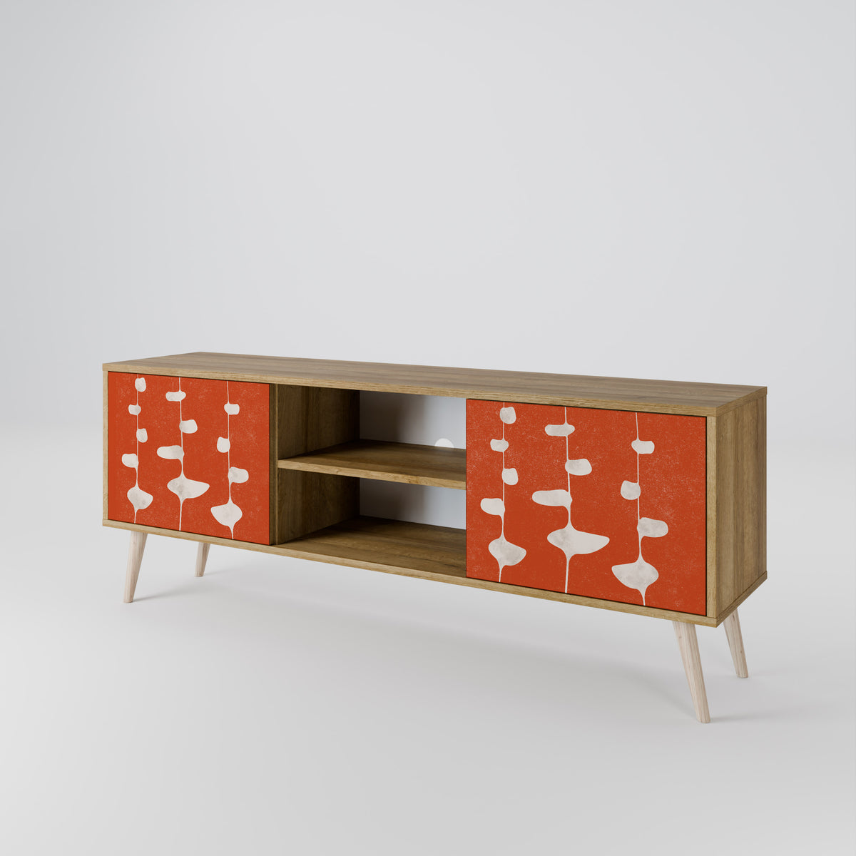 COURAGE MOLD Mueble de TV de 2 Puertas