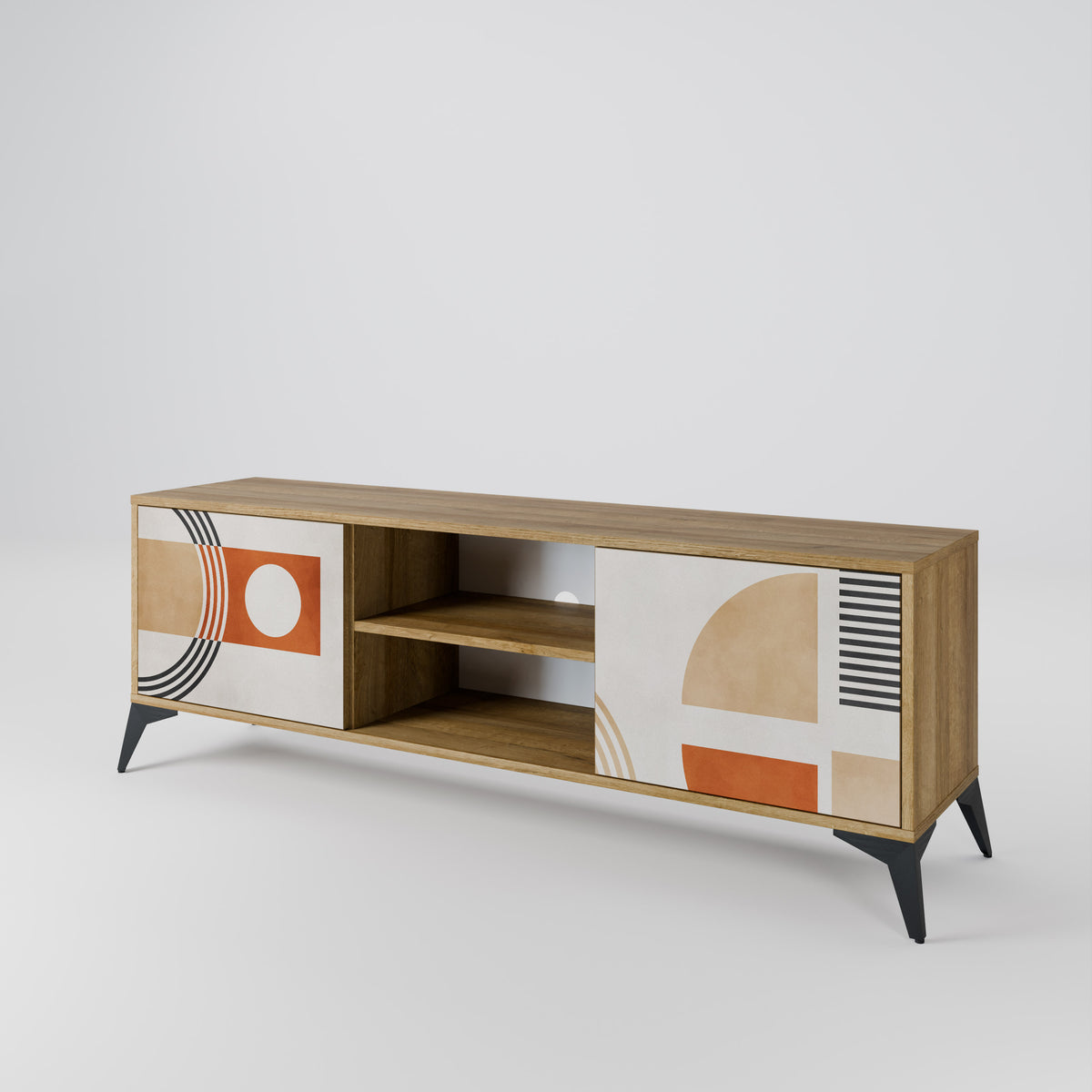 SPACE AROUND Mueble de TV de 2 Puertas