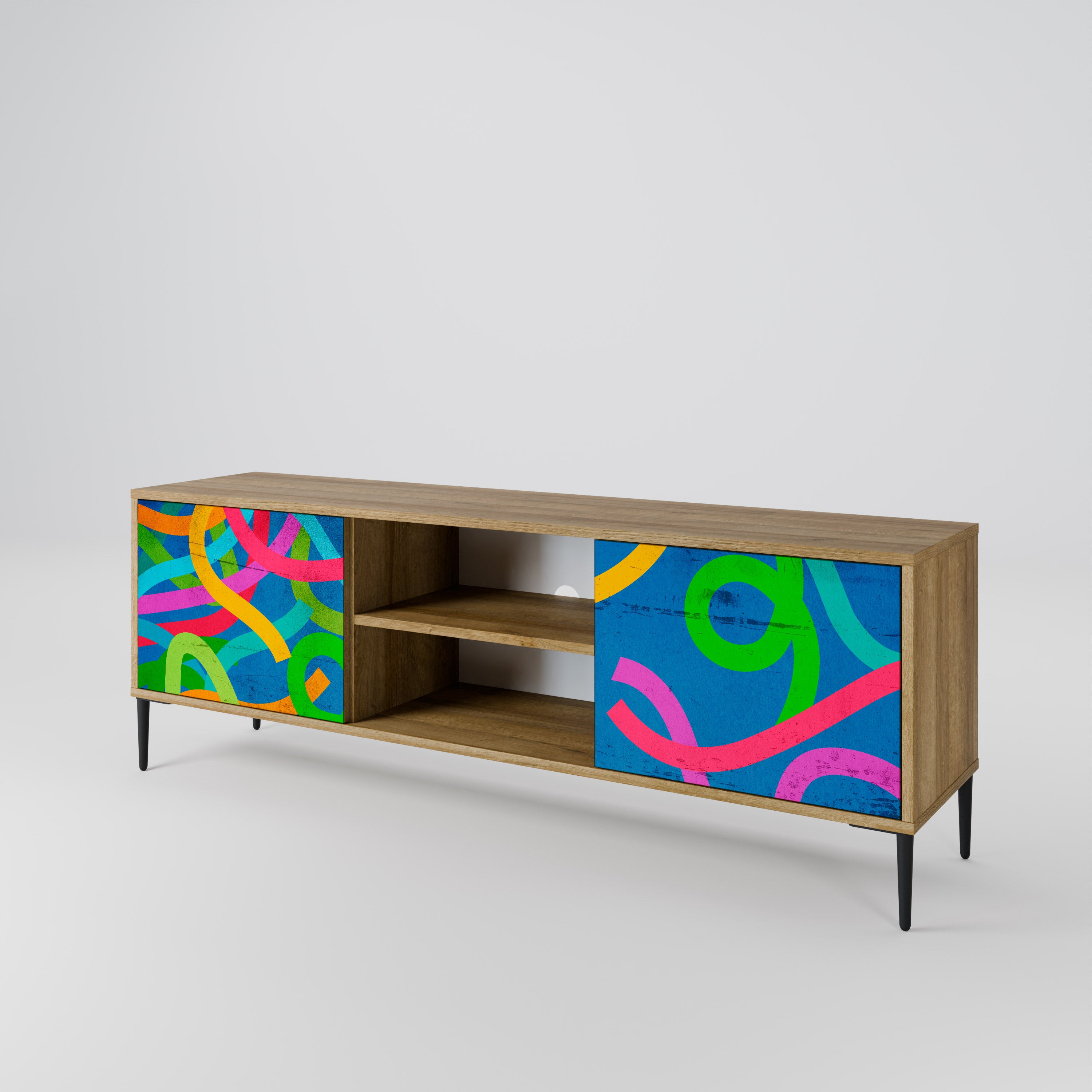 STREAMER TANGLE Έπιπλο τηλεόρασης 2-θυρών