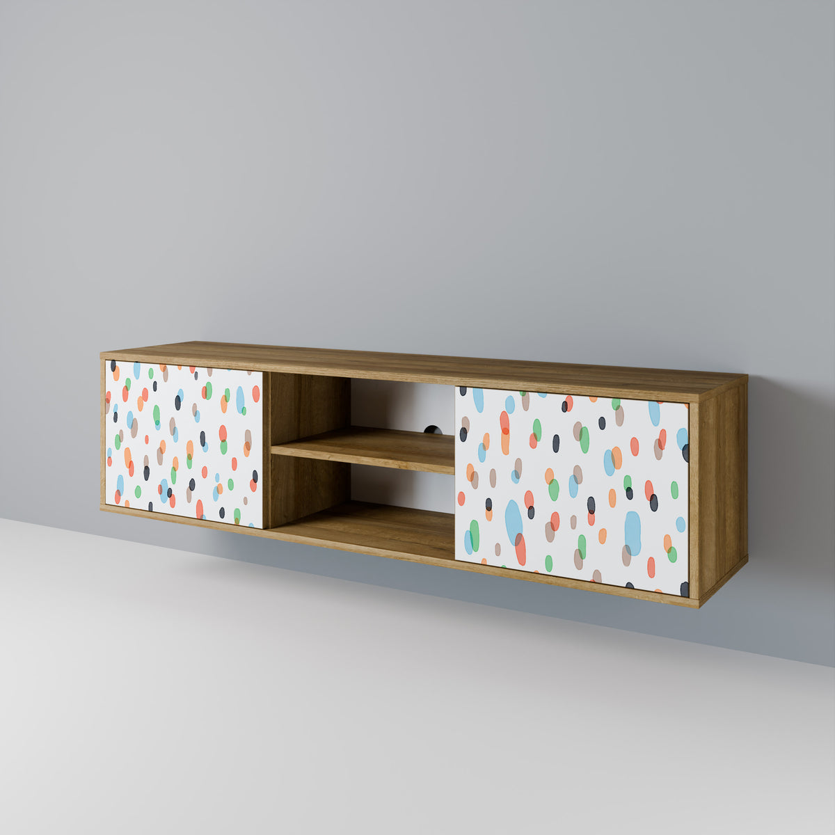 ENERGETIC SPOTS Mueble de TV de 2 Puertas