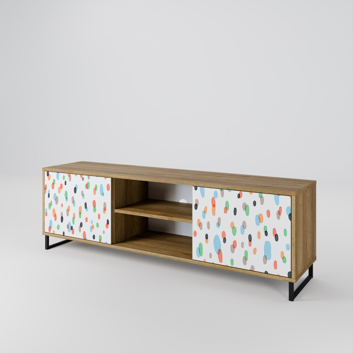 ENERGETIC SPOTS Mueble de TV de 2 Puertas
