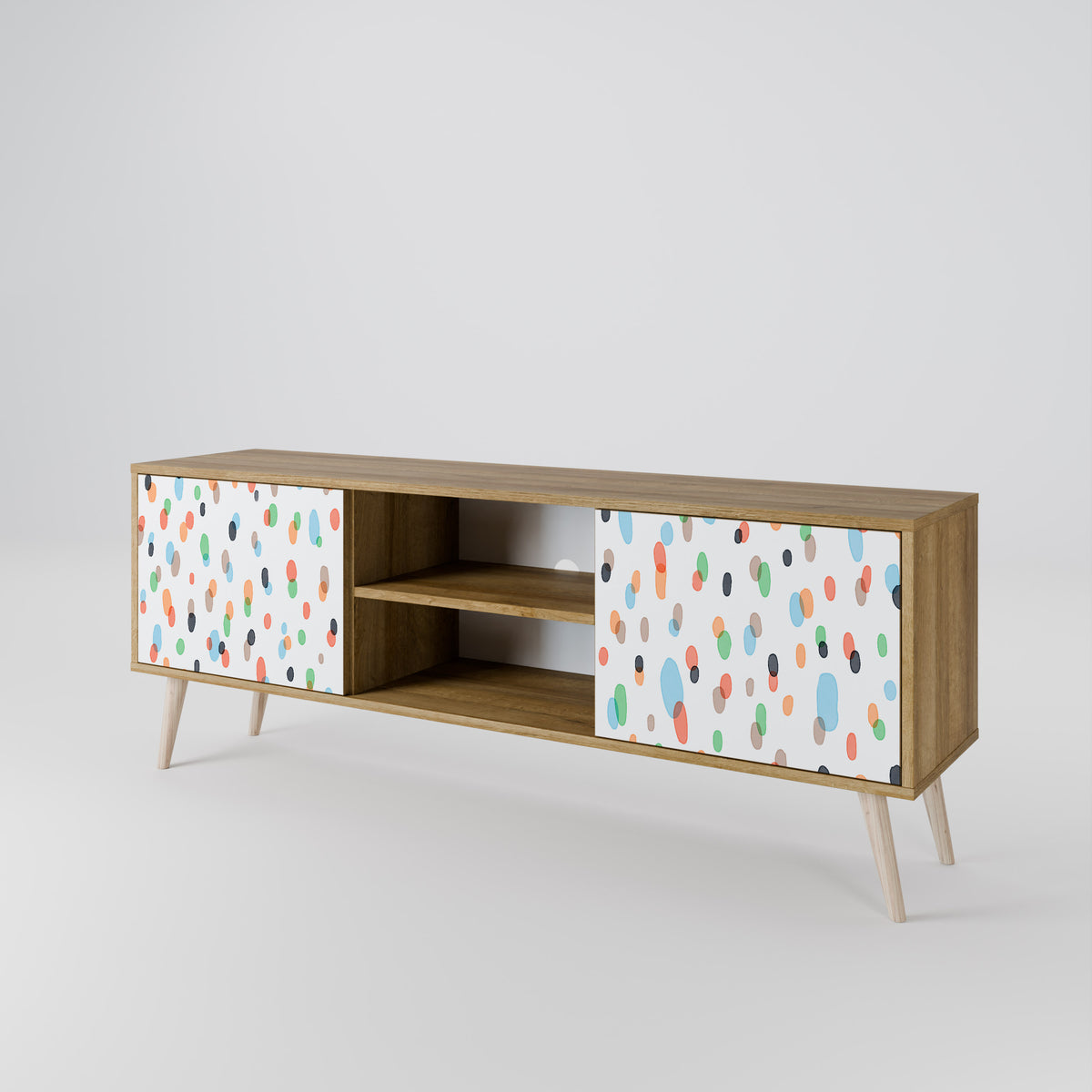 ENERGETIC SPOTS Mueble de TV de 2 Puertas