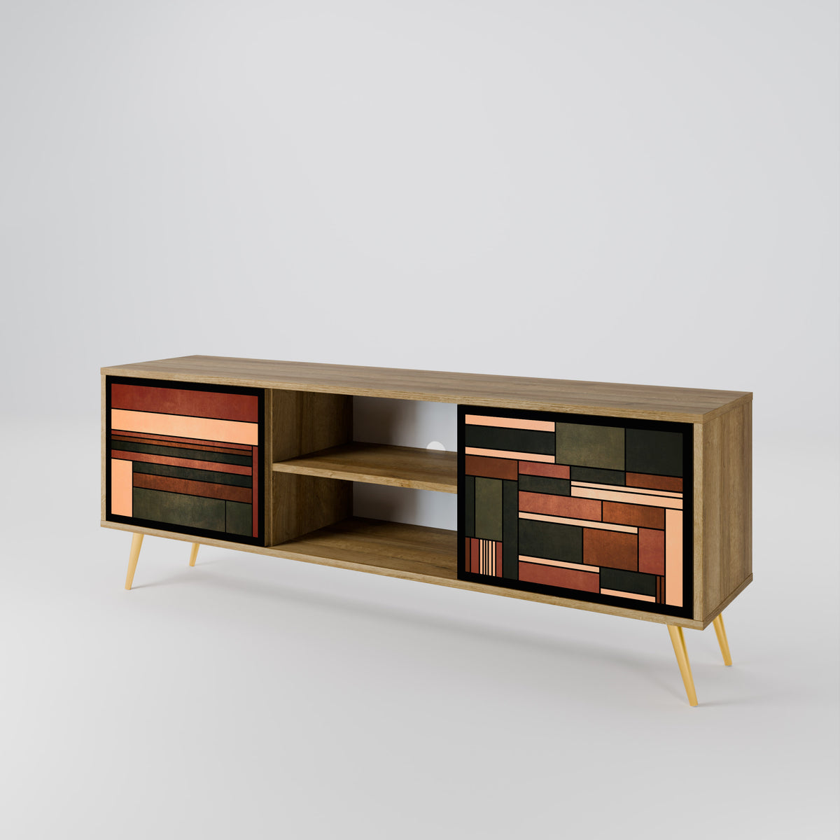 FIGURES OF NATURE 2-türiges TV-Lowboard